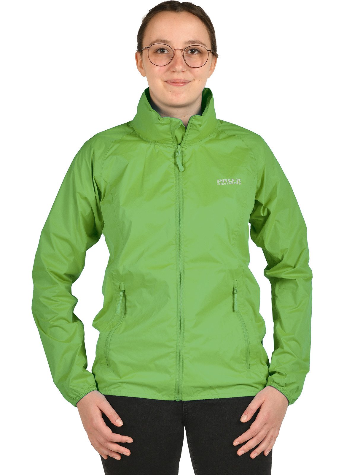 PRO-X ELEMENTS Regenjacke LADY integrierte Packtasche