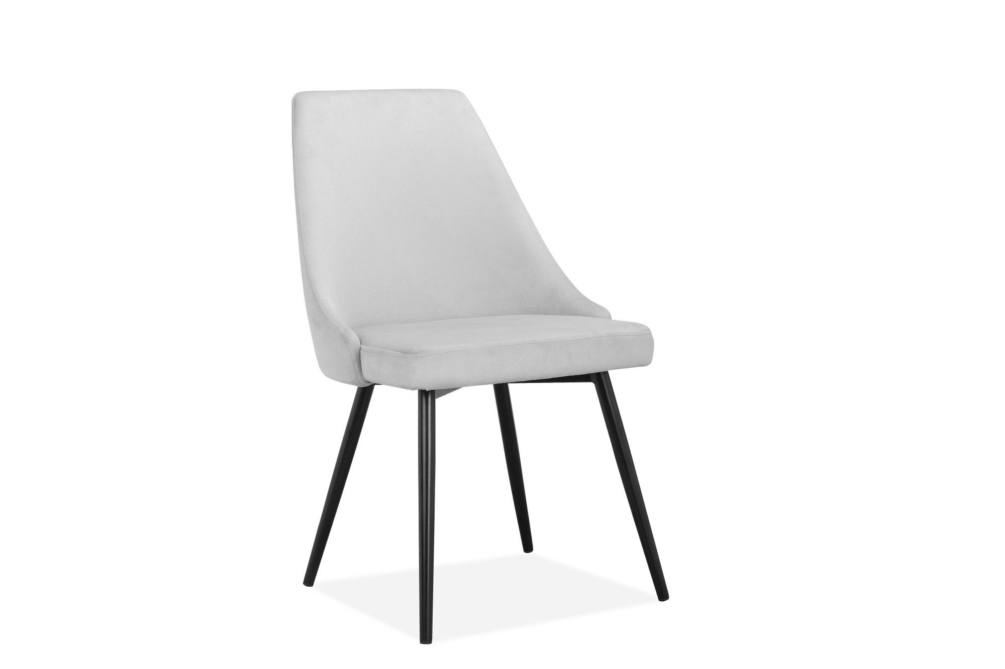 INOSIGN Essgruppe Danny-Malio, (Set, 5-tlg., Set 140 cm), Glastisch 140x80 cm mit 4 Stühlen (Veloursstoff), Gestell aus Metall