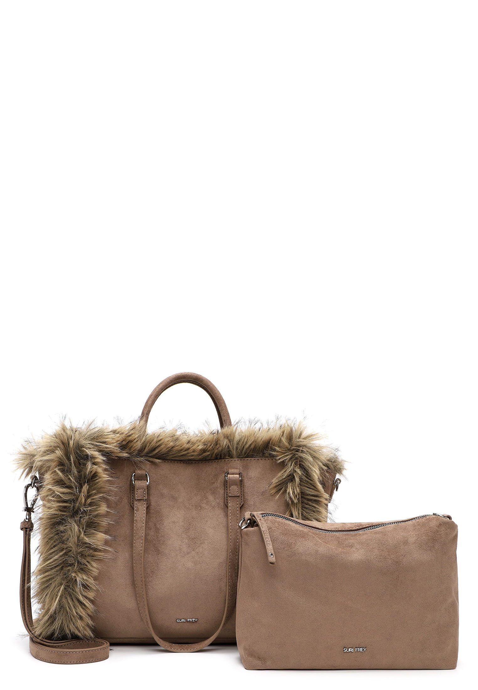 SURI FREY Shopper SFY Chessy Suede, Logo Patch – Bild 5 von 5