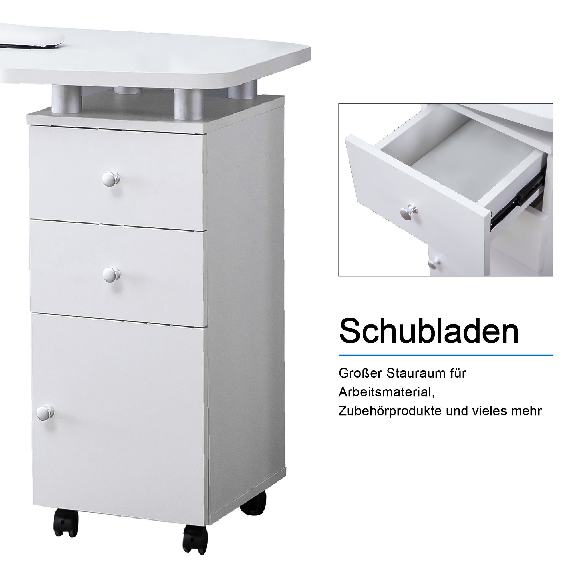 Barberpub Schminktisch BarberPub Studiotisch Manikürtisch Nageltisch 0400, günstig online kaufen