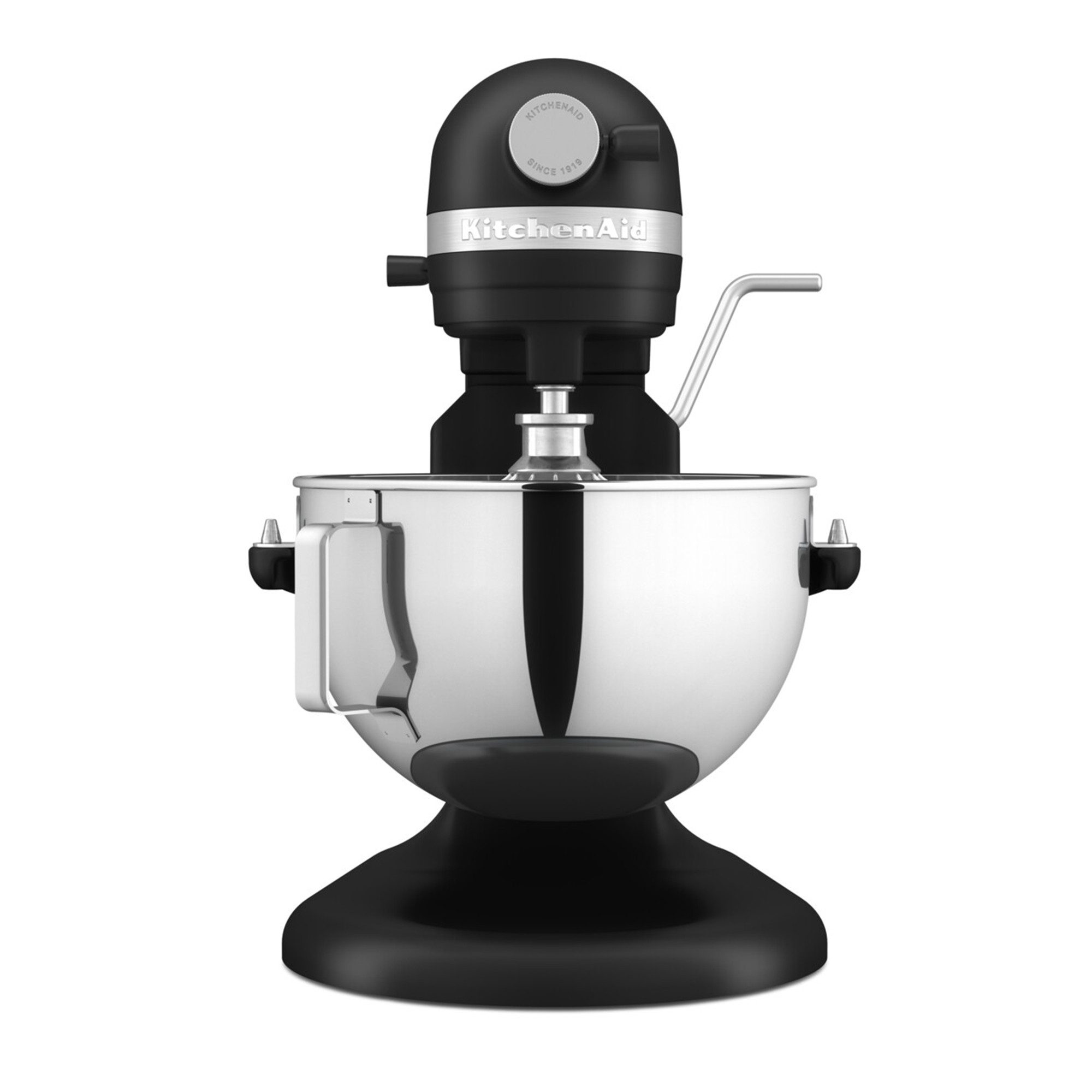 KitchenAid Küchenmaschine 5KSM55SXXEBM, 375 W, 5,2 l Schüssel, Passgenauer Spritzschutz mit verbessertem Design