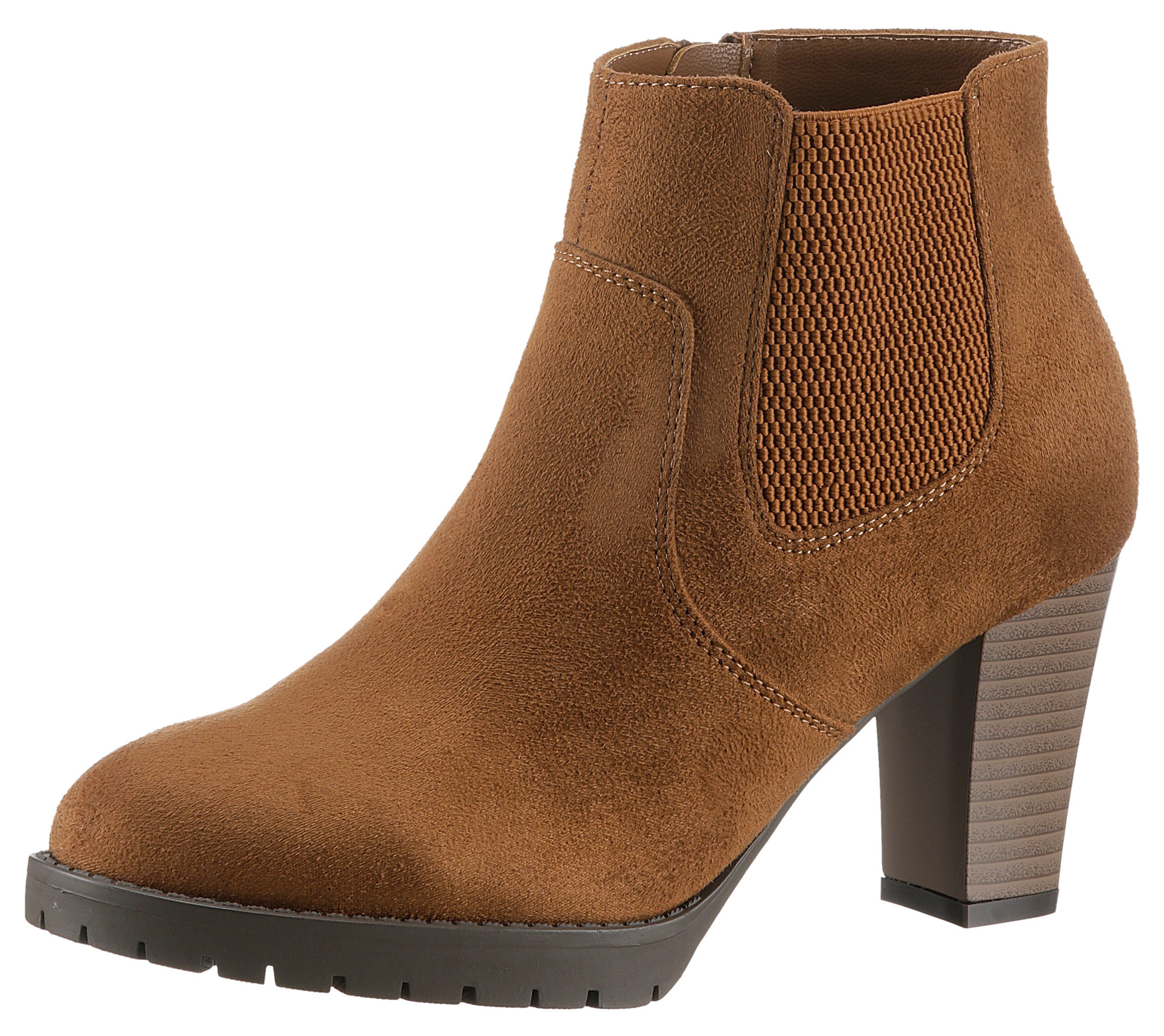 Aniston SHOES Stiefelette, Ankleboots mit seitlichem günstig online kaufen