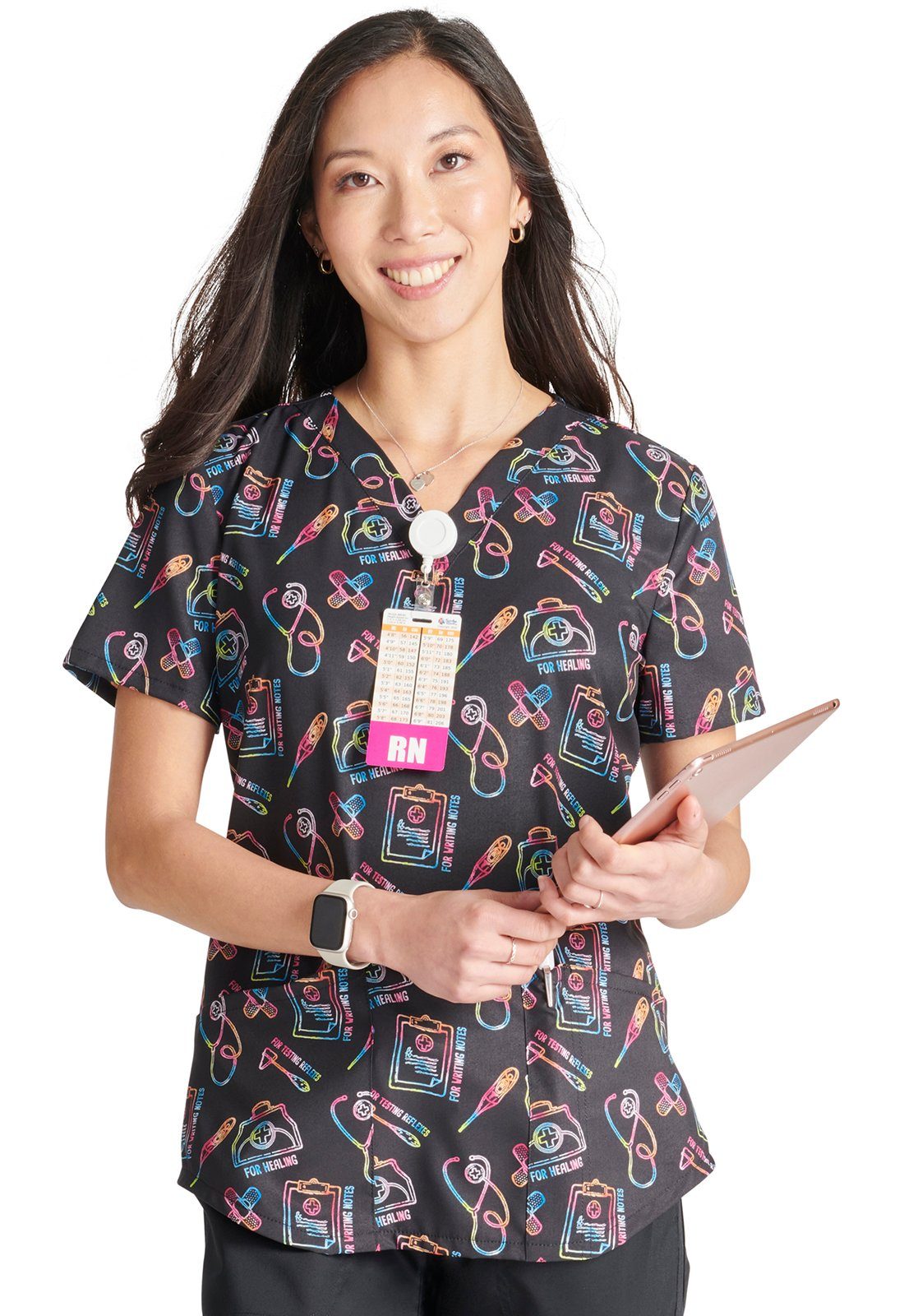 Cherokee Funktionsbluse Bunt bedruckter Damen Kasack "Caring Essentials" Ka günstig online kaufen