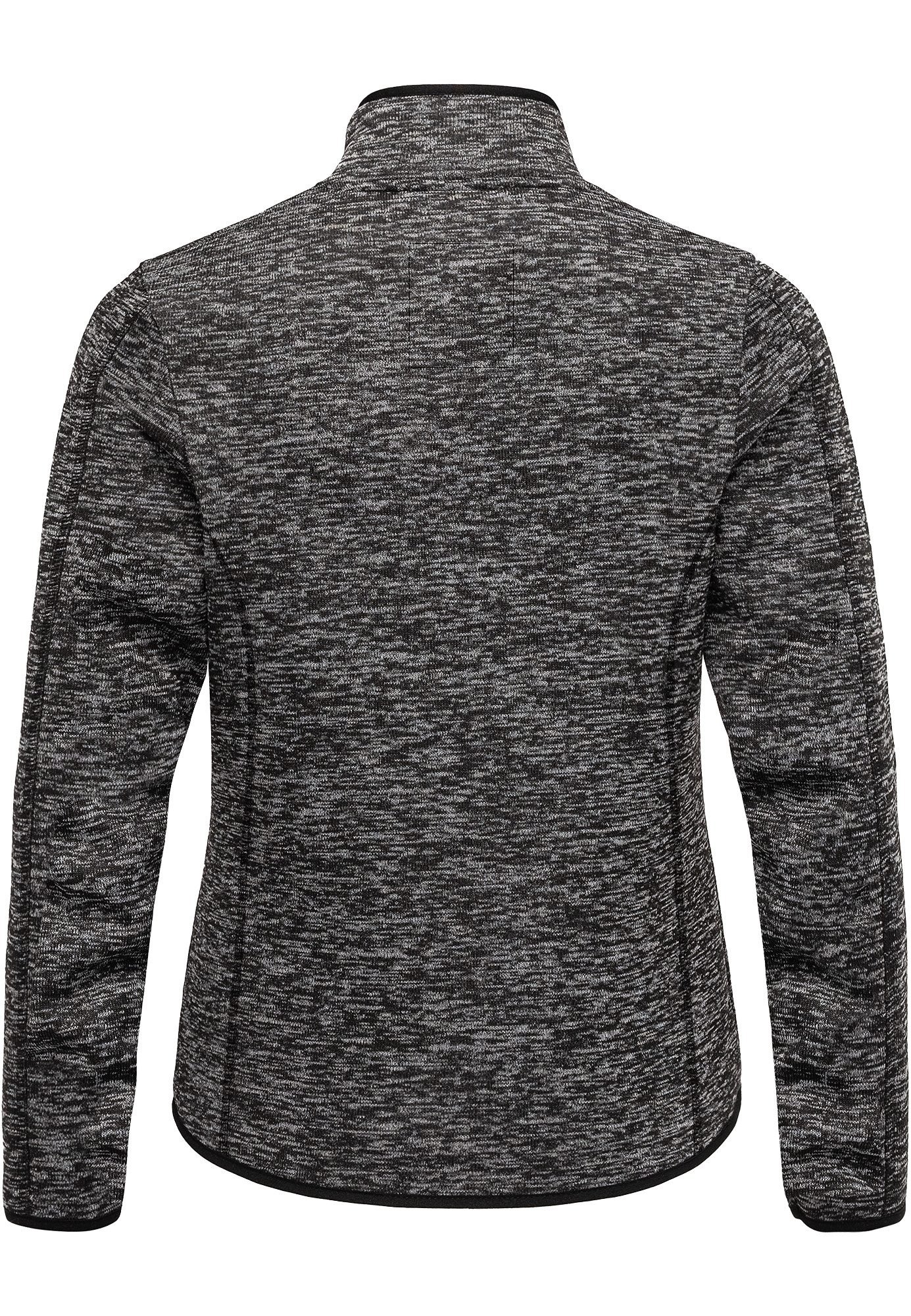 REPUBLIX Fleecejacke EBONY Damen Strickfleece Sweatjacke Zipper Fleecepullo günstig online kaufen