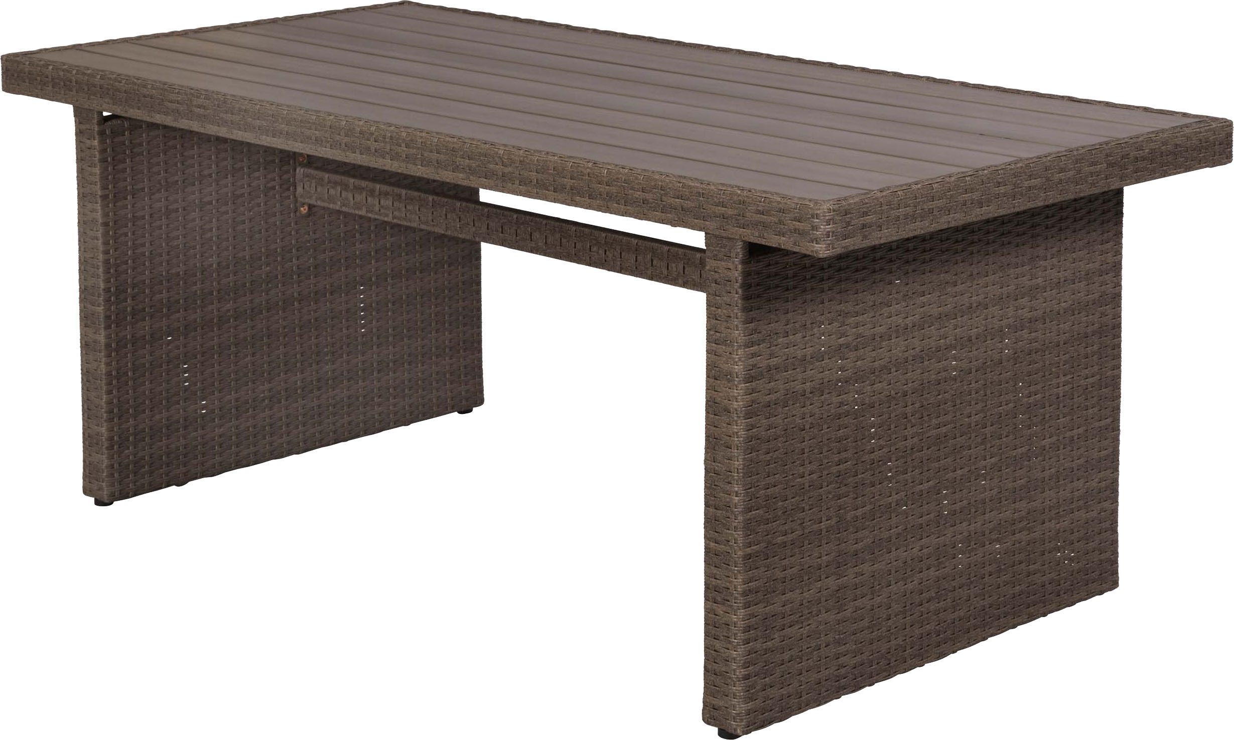 MERXX Garten-Essgruppe Toskana, (Set, 5-tlg), inkl. 4 Sessel, 4 Auflagen, 1 Tisch