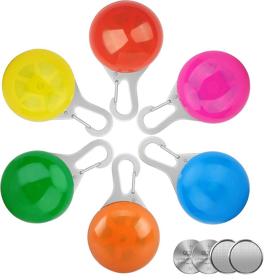 Thumbnail - SURFOU Hunde-Halsband 6x LED Sicherheitslichter für Hundehalsbänder – Clip-on, wasserdicht, Clip-on-Leuchten, 26g, angen...