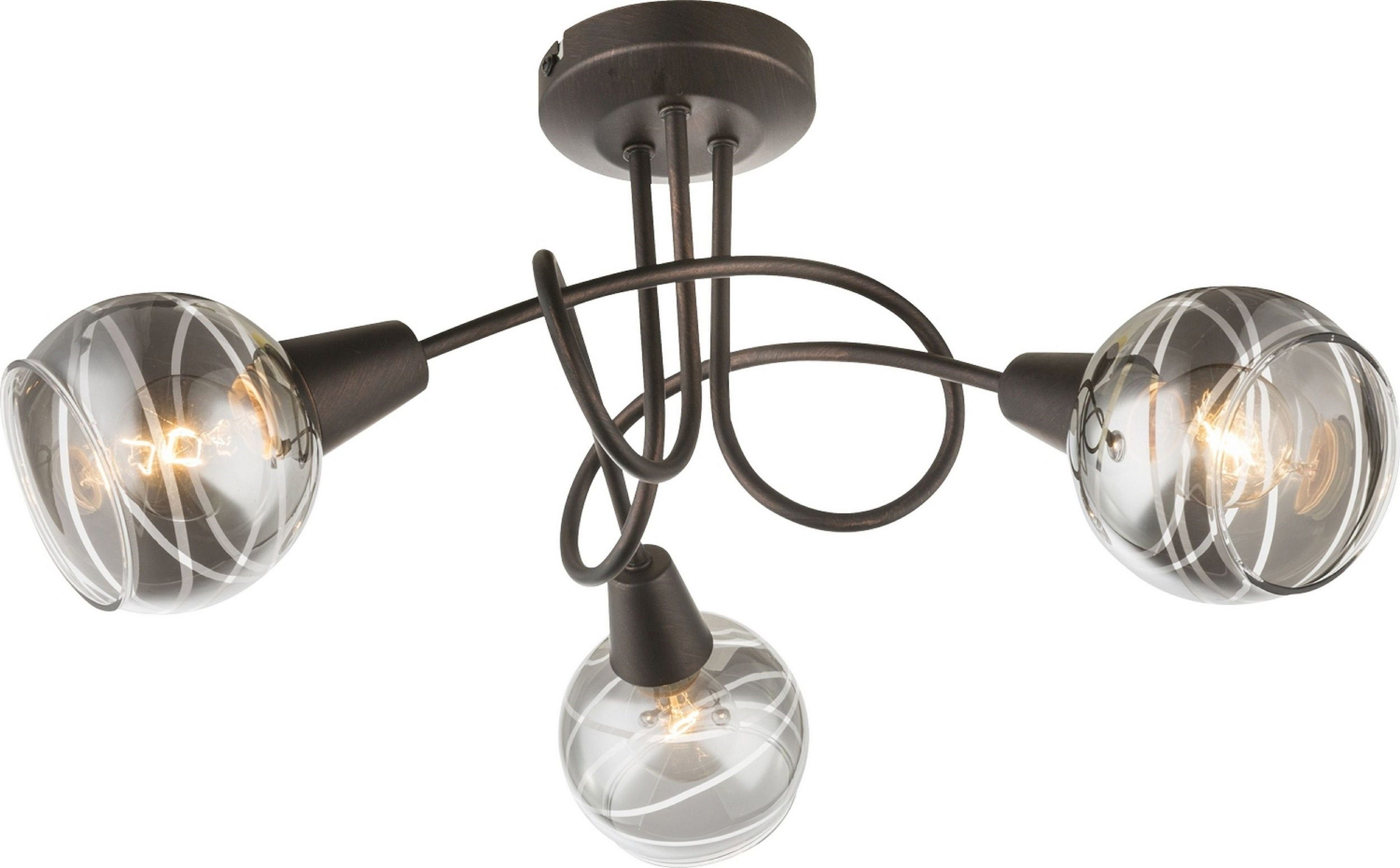 TRANGO LED Deckenleuchte, 3-flammig 1010-35SD LED günstig online kaufen