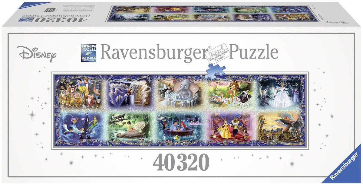 Ravensburger Пазли Unvergessliche Disney Momente, 40320 Пазлиteile, Made in Germany, FSC® - schützt Wald - weltweit