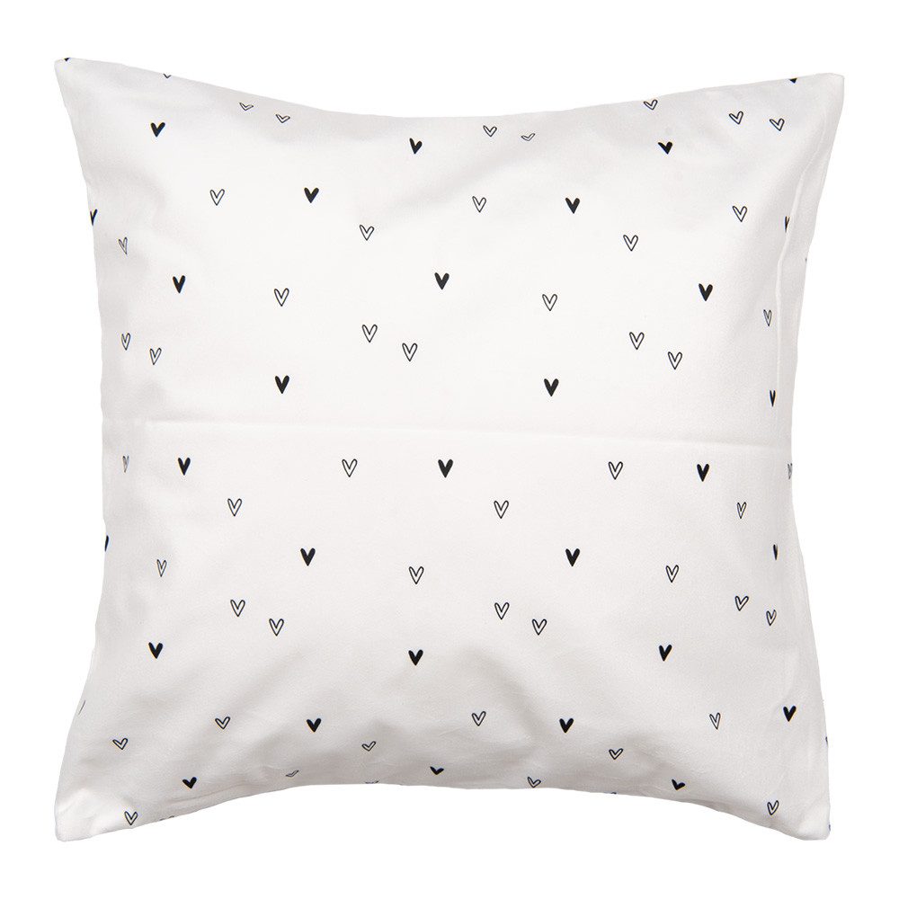 Clayre & Eef Dekokissen Love birds, Dekokissen Kissenbezüge ohne Füllung Polyester 45x45 cm