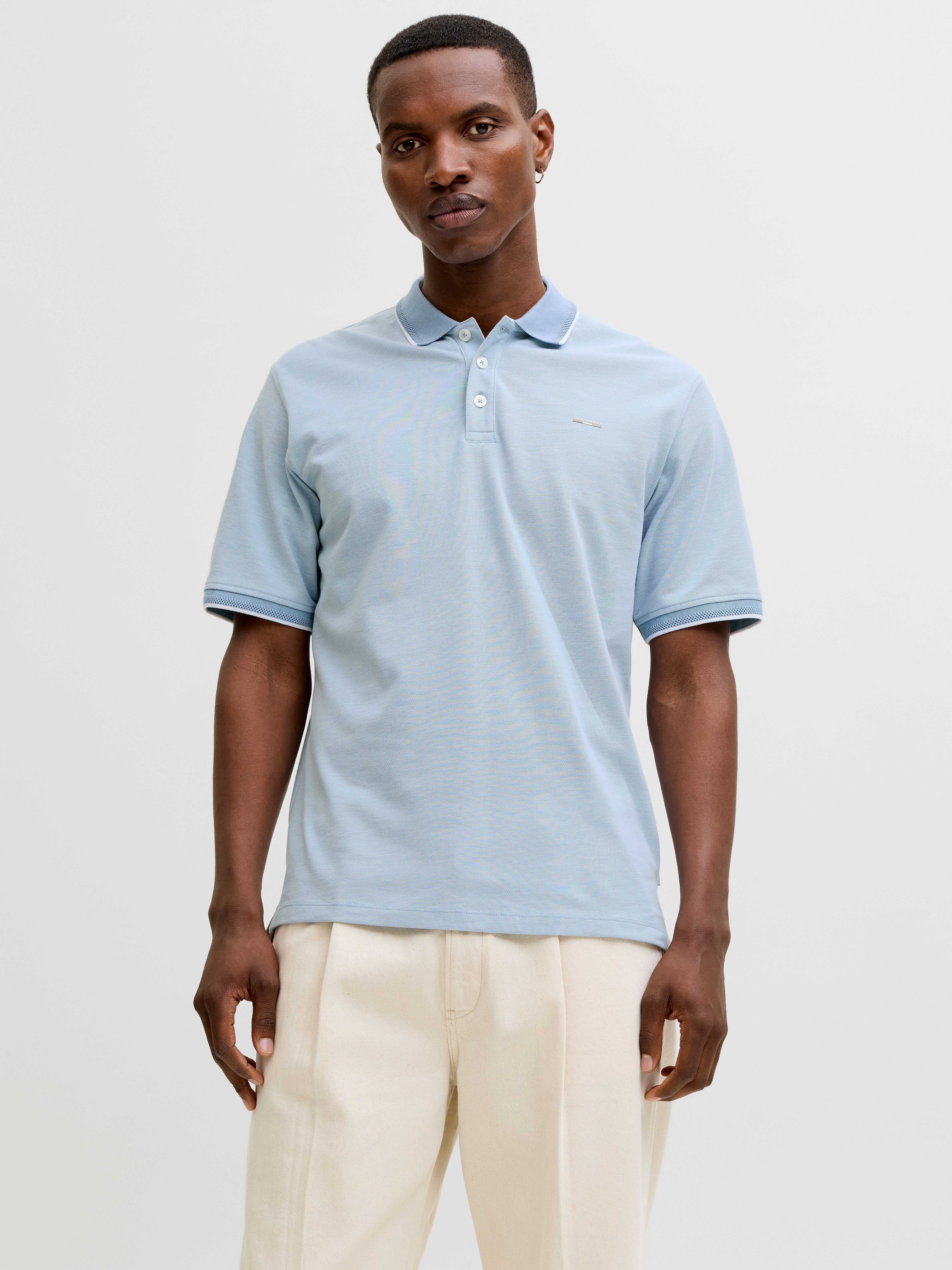 Jack & Jones Poloshirt JPRBLUALVES SS POLO SN mit Logo Stickerei günstig online kaufen