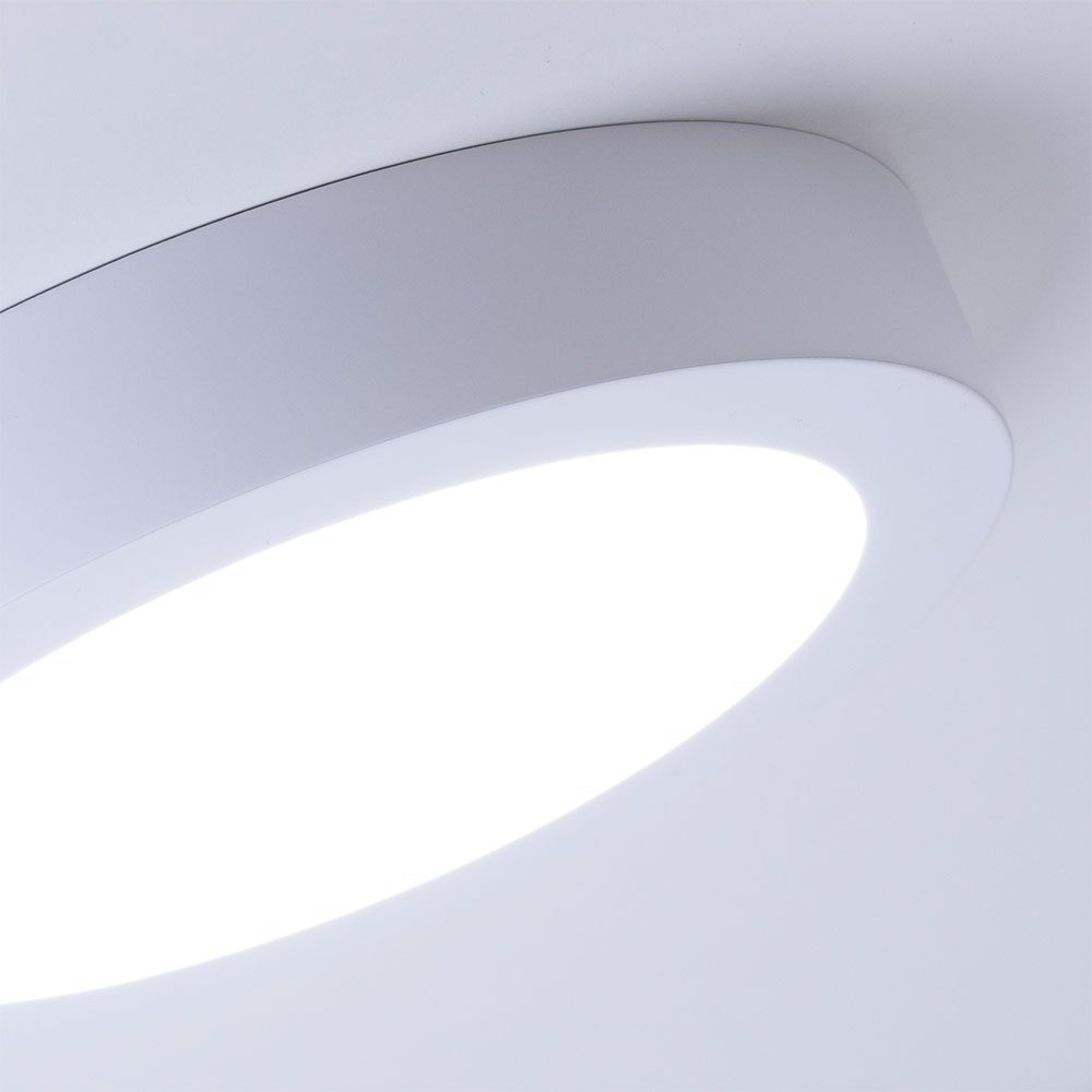 Wandleuchte LED-Leuchtmittel Wandstrahler, Hauswand verbaut, Deckenleuchte Außenlampe Warmweiß, Aluguss fest EGLO Leuchte LED