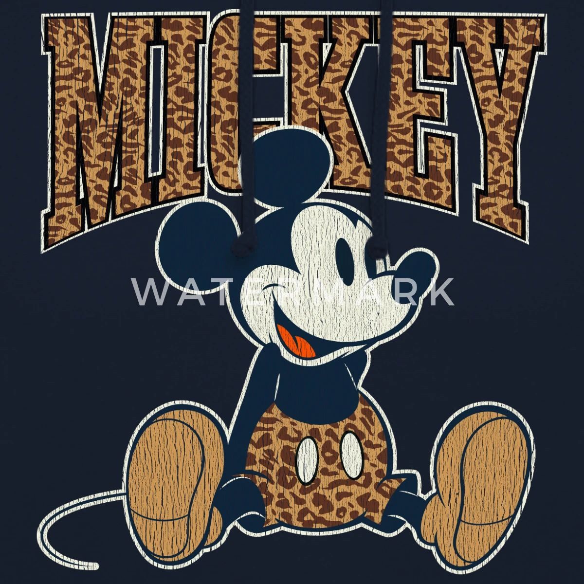 Spreadshirt Hoodie Mickey & Minnie Mickey Mouse Leo Look Unisex Hoodie (1-tlg)