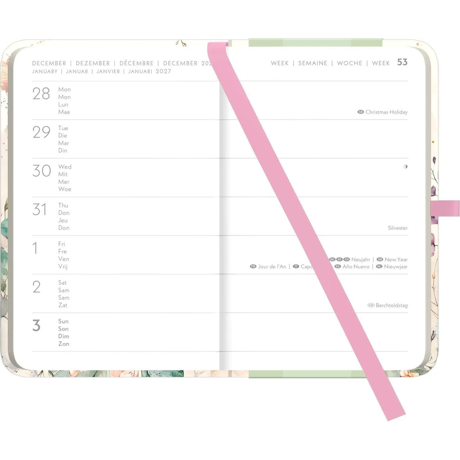 NEUMANN Taschenkalender Floral 2027