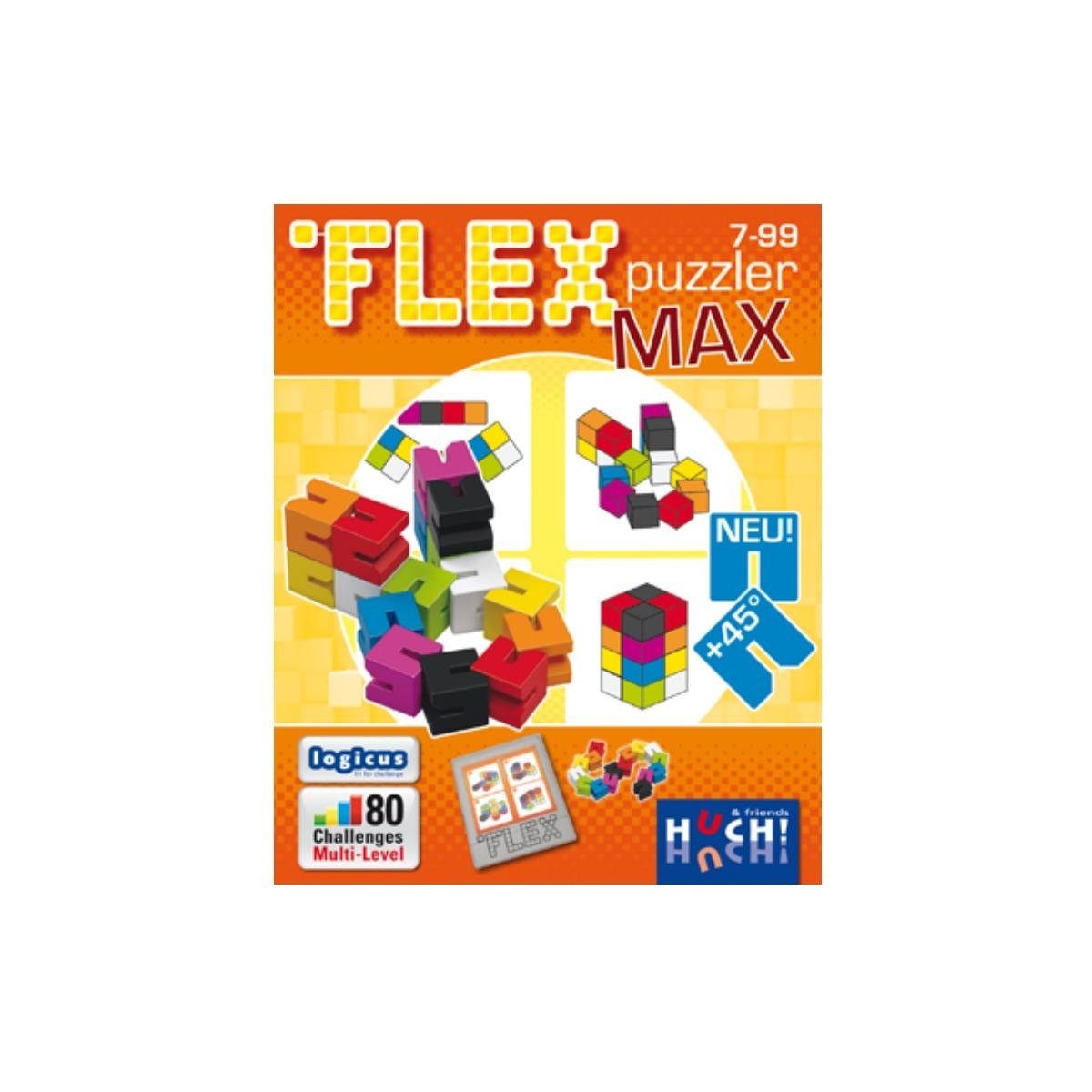 Huch! Spiel, Familienspiel - Figurenspiel Flex 878472 Puzzler Max