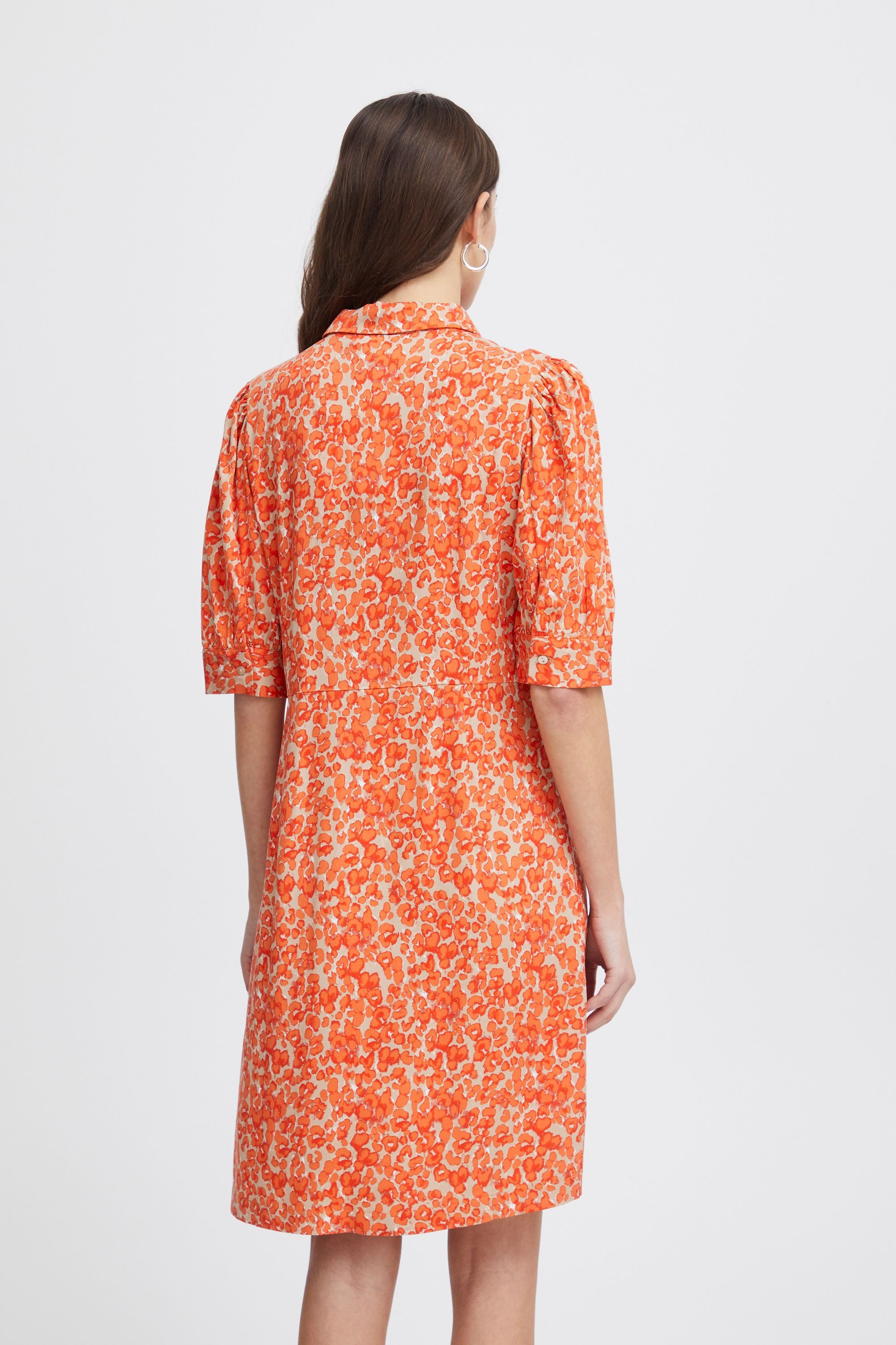 Ichi Blusenkleid IHAYA DR2 Luftiges Midi-Kleid günstig online kaufen