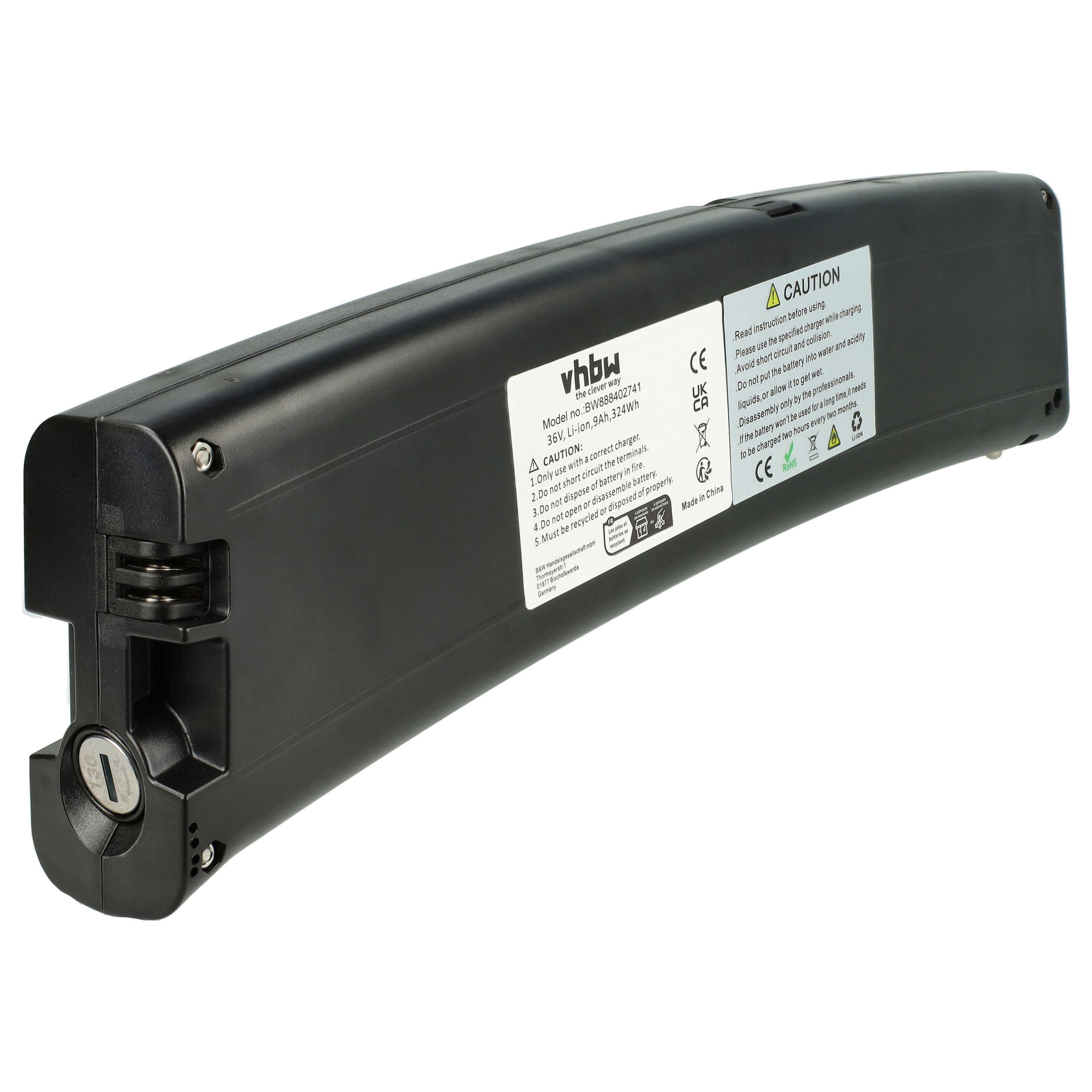 vhbw Akku passend für Fischer Faltrad FR18 Fahrrad / E-Bike (8,7 Ah, 36 V, E-Bike Akku Akku Li-Ion 8700 mAh (36 V, 1 St), Leistungsfähiger Austausch-Akku für Pedelec, Elektrofahrrad, E-Bike