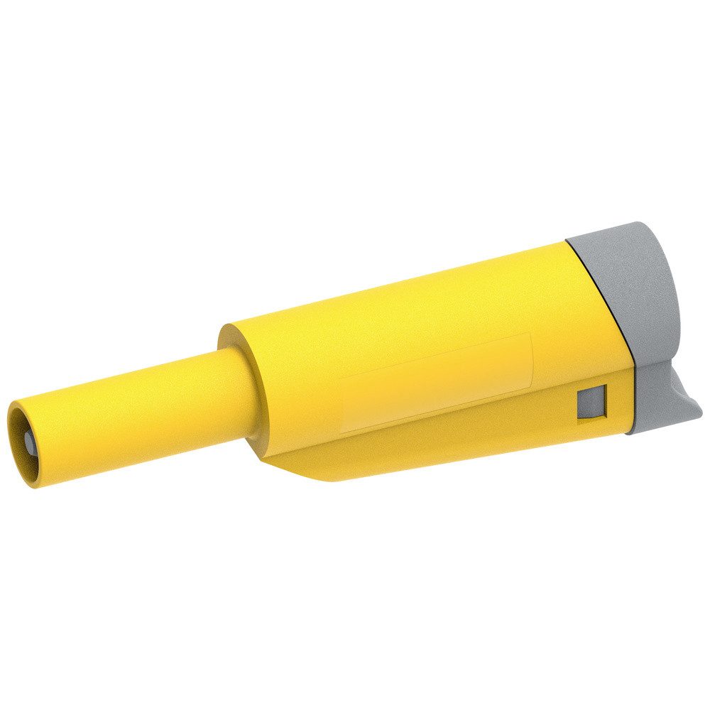 Electro PJP 1076-CD1-J Laborstecker Stecker, gerade Stift-Ø: 4 mm Gelb Labor-Netzteil