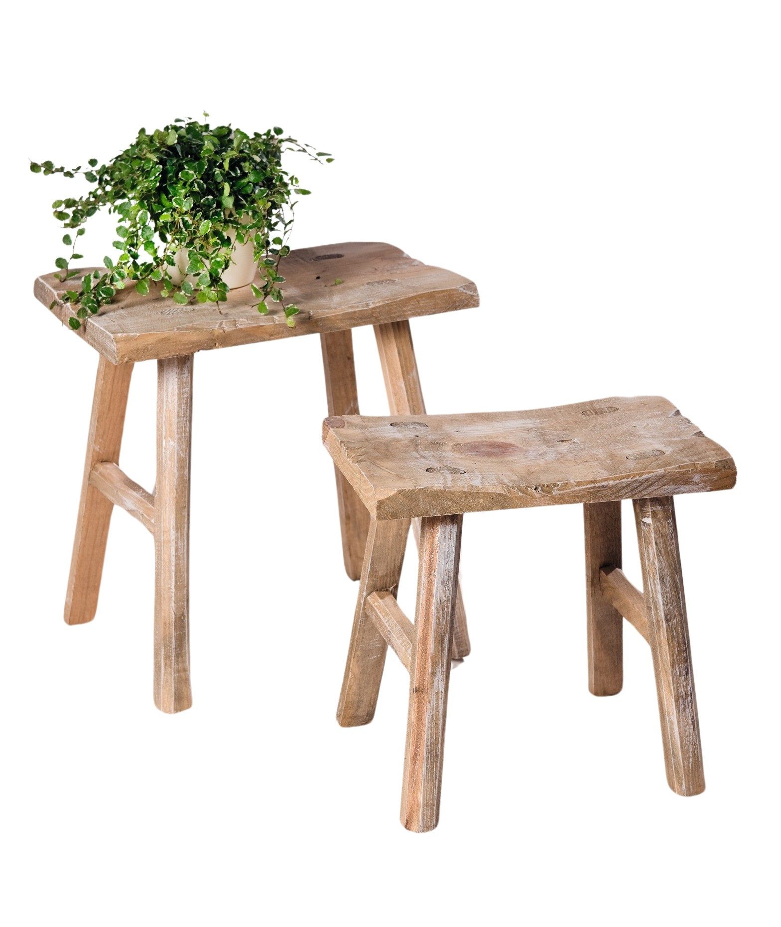 Dekoleidenschaft Blumenhocker "Rustikal" aus Holz im günstig online kaufen