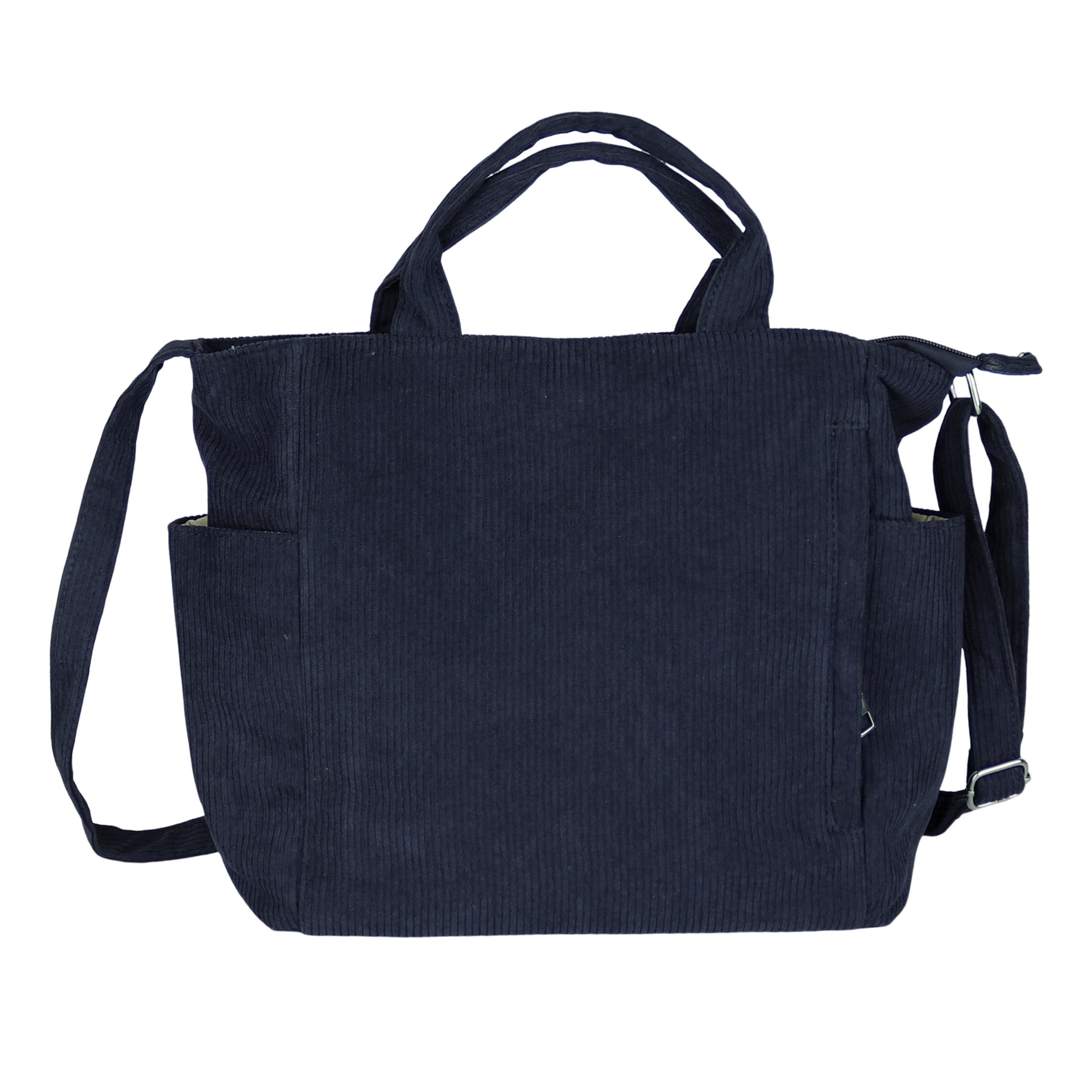 Schultertasche Damen Umhämngetasche aus Cord, Leicht, Groß