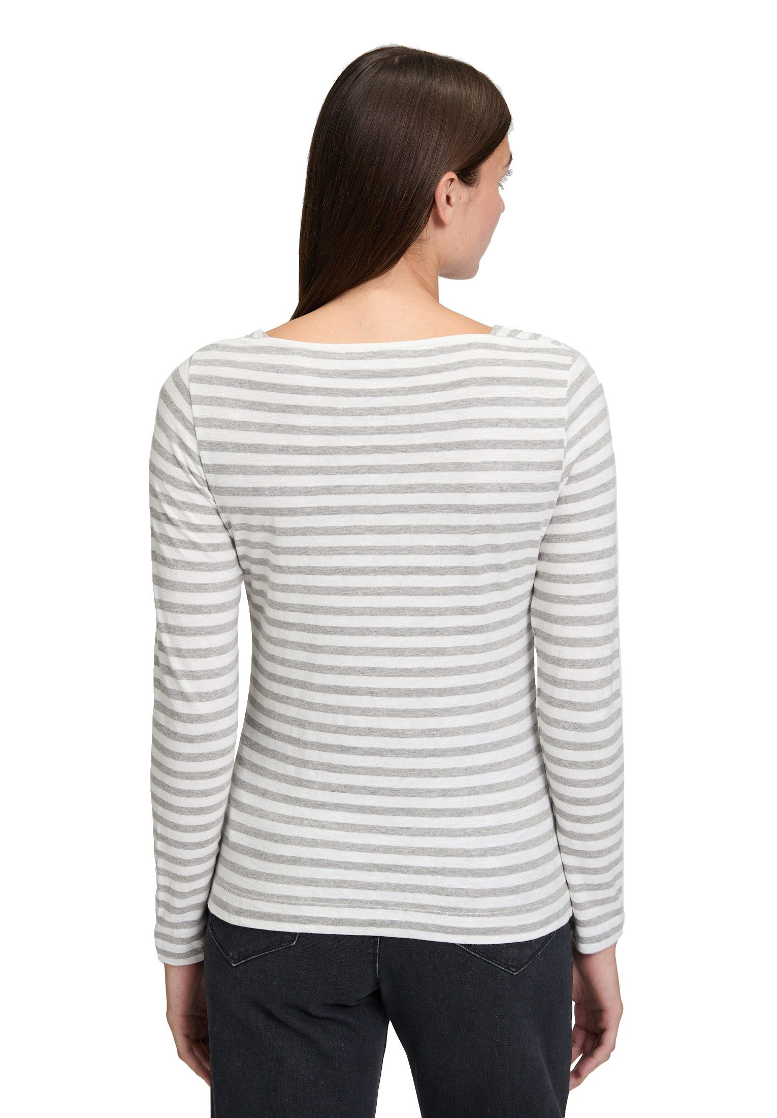 Betty&Co Kurzarmshirt Damen mit U-Boot-Ausschnitt (1-tlg)