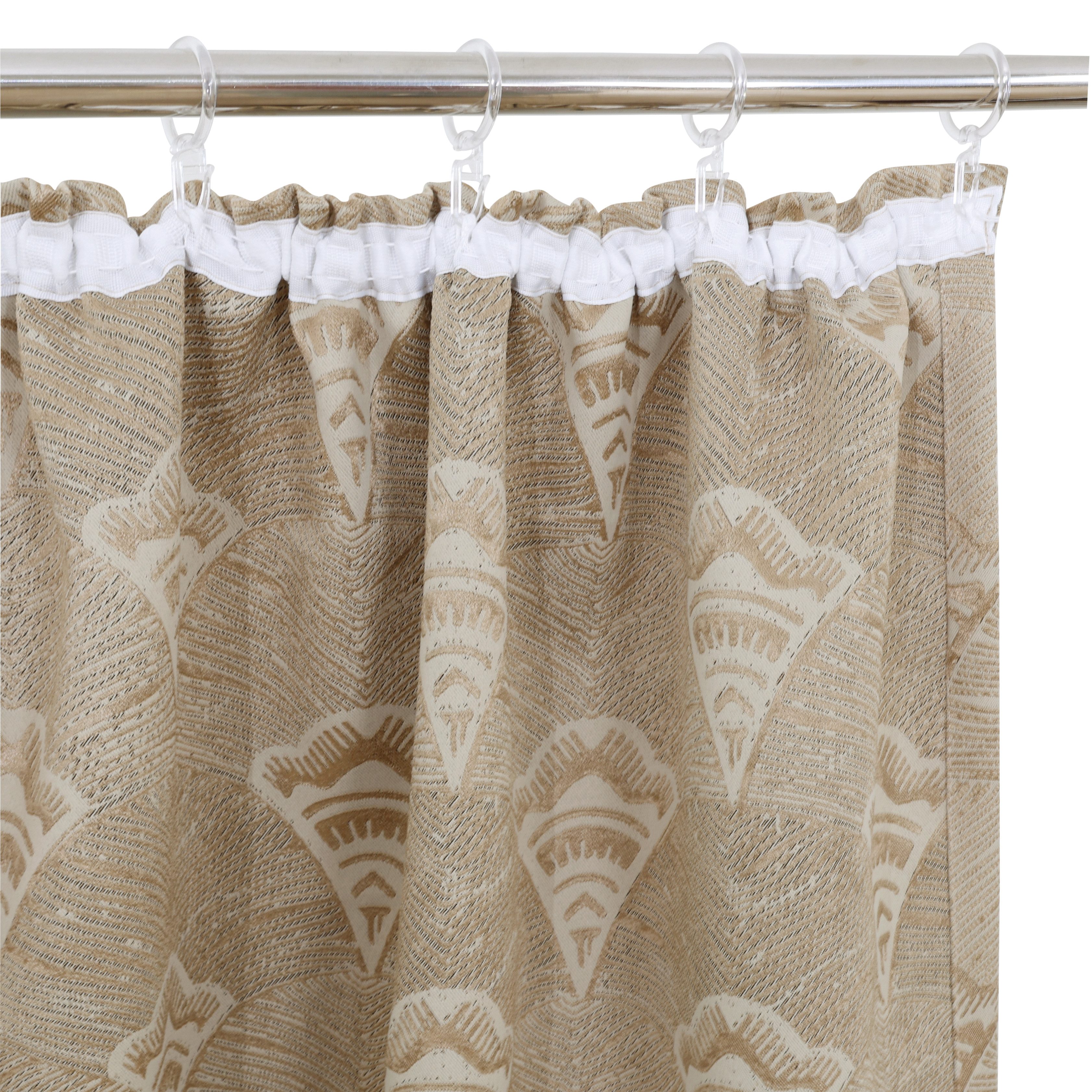 Bruno Banani Verdunkelungsvorhang Alessio (1 St), Kräuselband, verdunkelnd, Polyester, Elegantes Muster, Jacquard, verdunkelnder Vorhang, blickdicht,modern – Bild 5 von 5