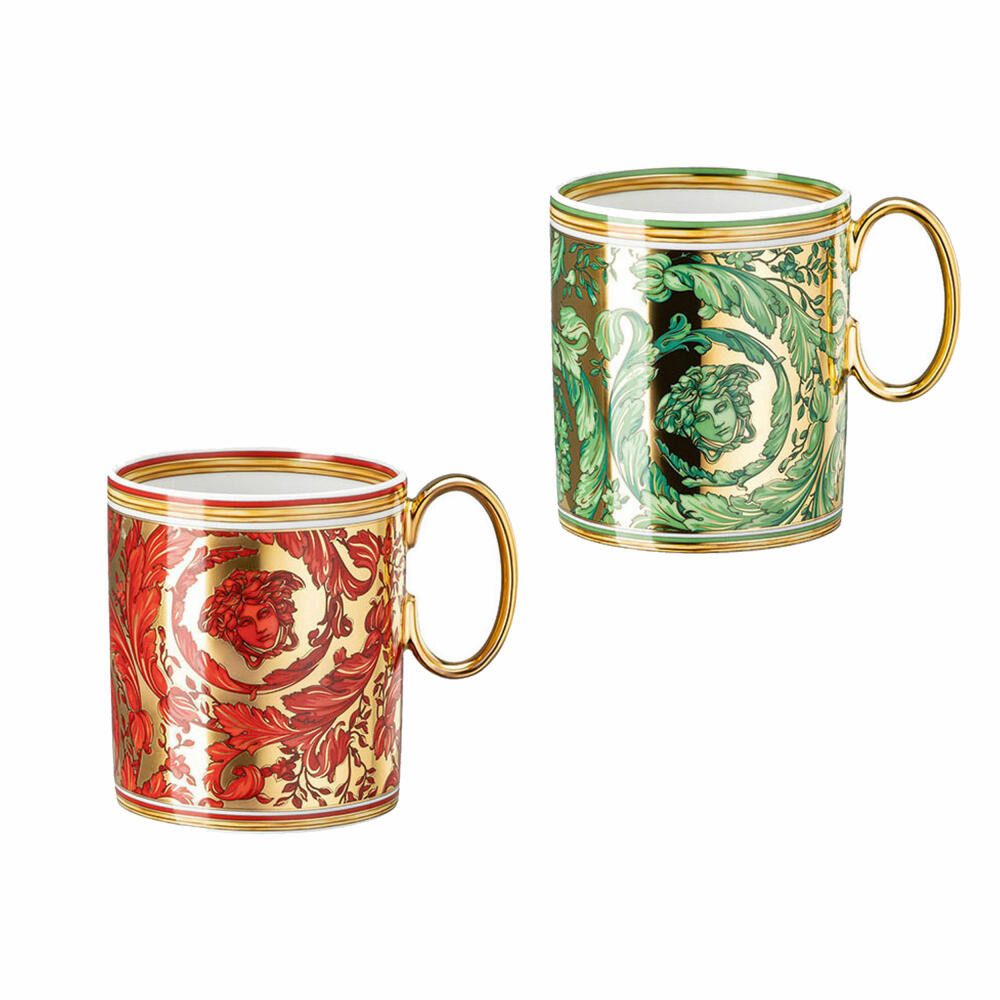 Rosenthal meets Versace Becher 2er-Set Medusa Garland, Porzellan