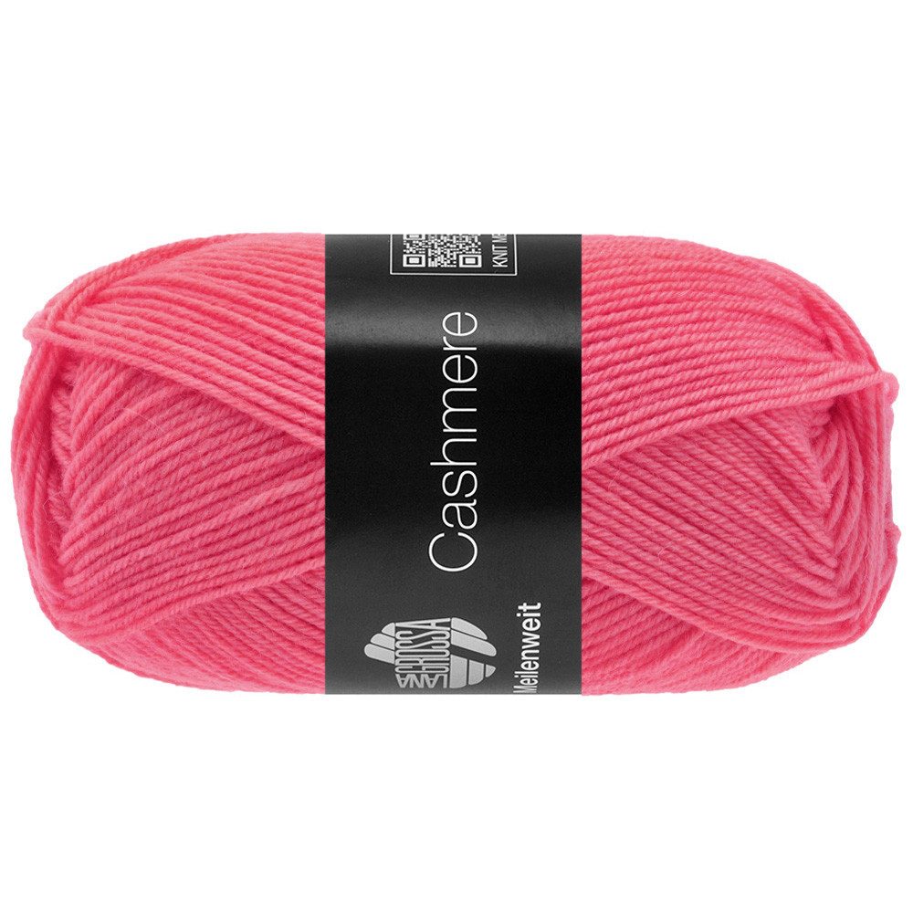 LANA GROSSA MEILENWEIT 50 g CASHMERE Häkelwolle, 210 m (weiche 4-fach Sockenwolle mit Kaschmir-Anteil), 50 g