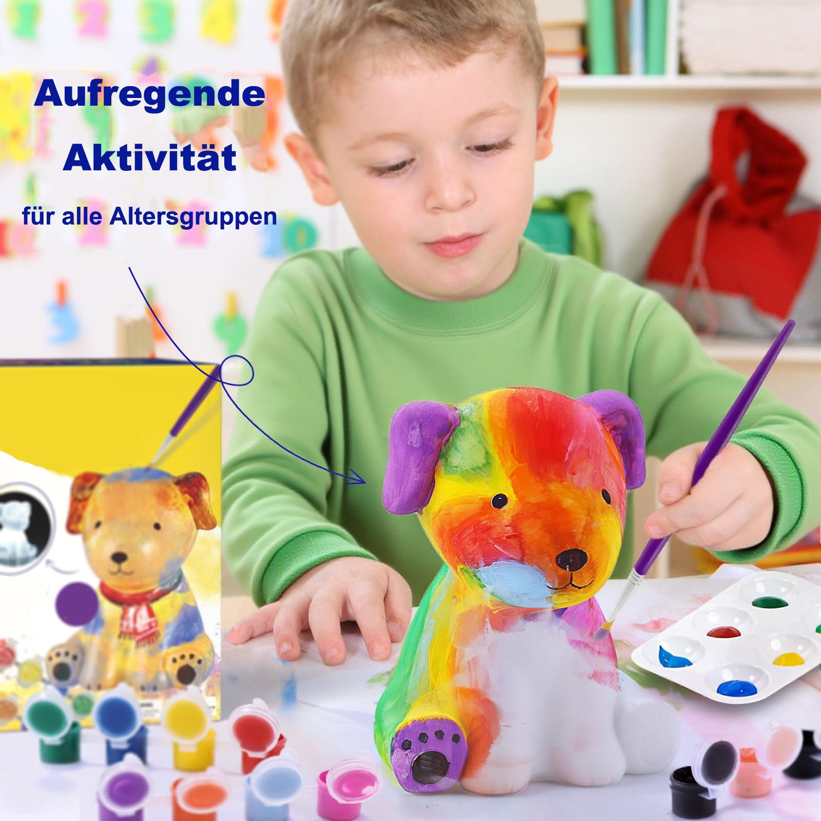Coonoor Nachtlicht DIY Malset Kinder Nachtlampe, günstig online kaufen