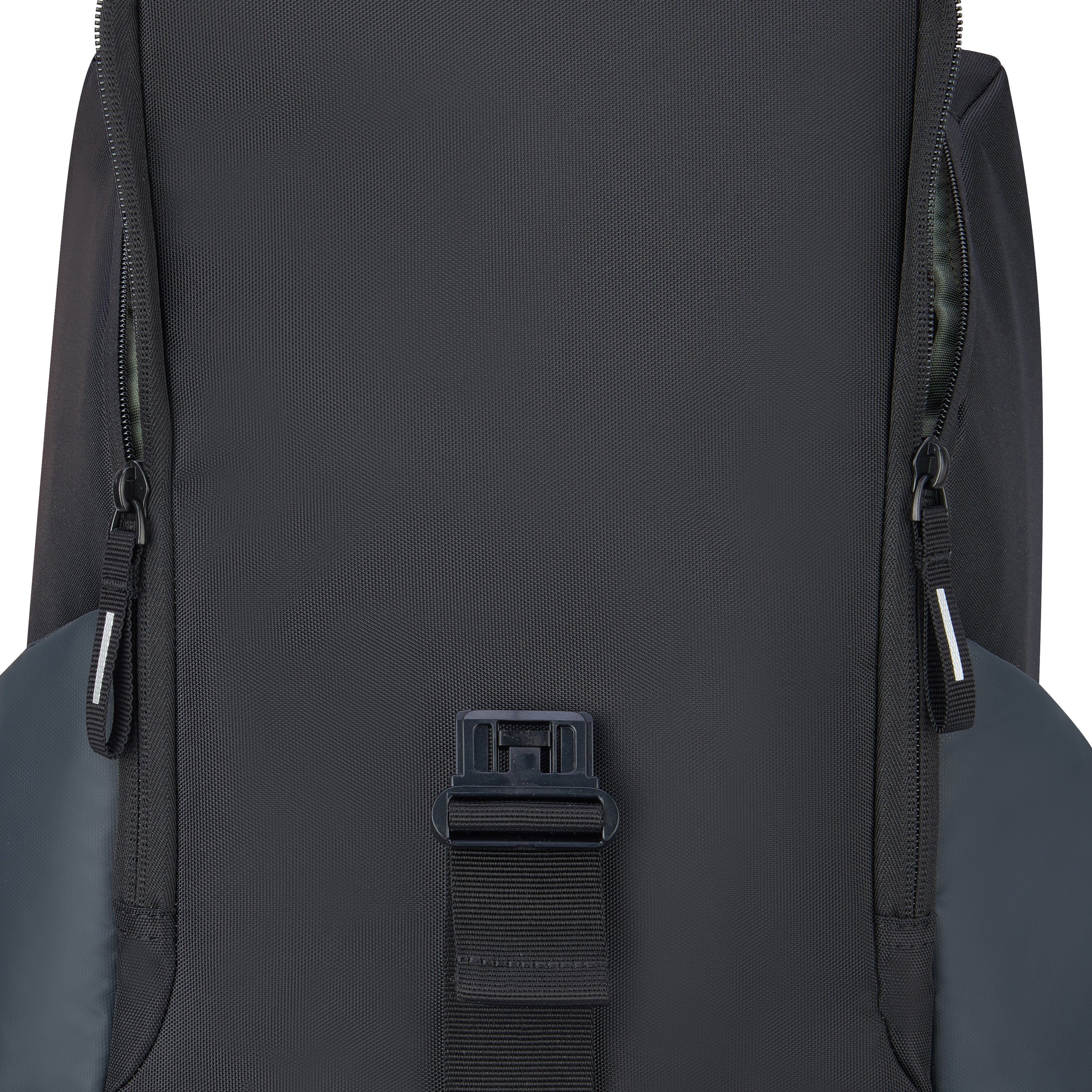 Delsey Laptoprucksack und Securflap, 15-6-Zoll Laptopfach black Anti-RFID-Fach mit gepolstetem