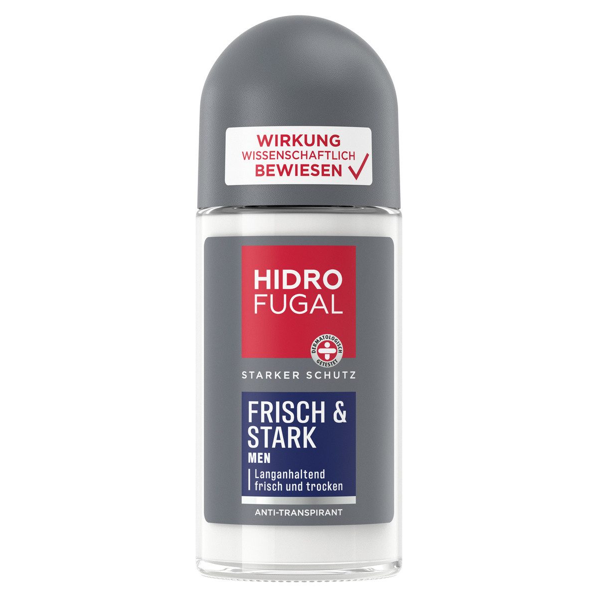 Hidrofugal Deo-Roller Frisch & Stark 4 x 50 ml, Set, 4-tlg., Starker Anti-Transpirant Schutz