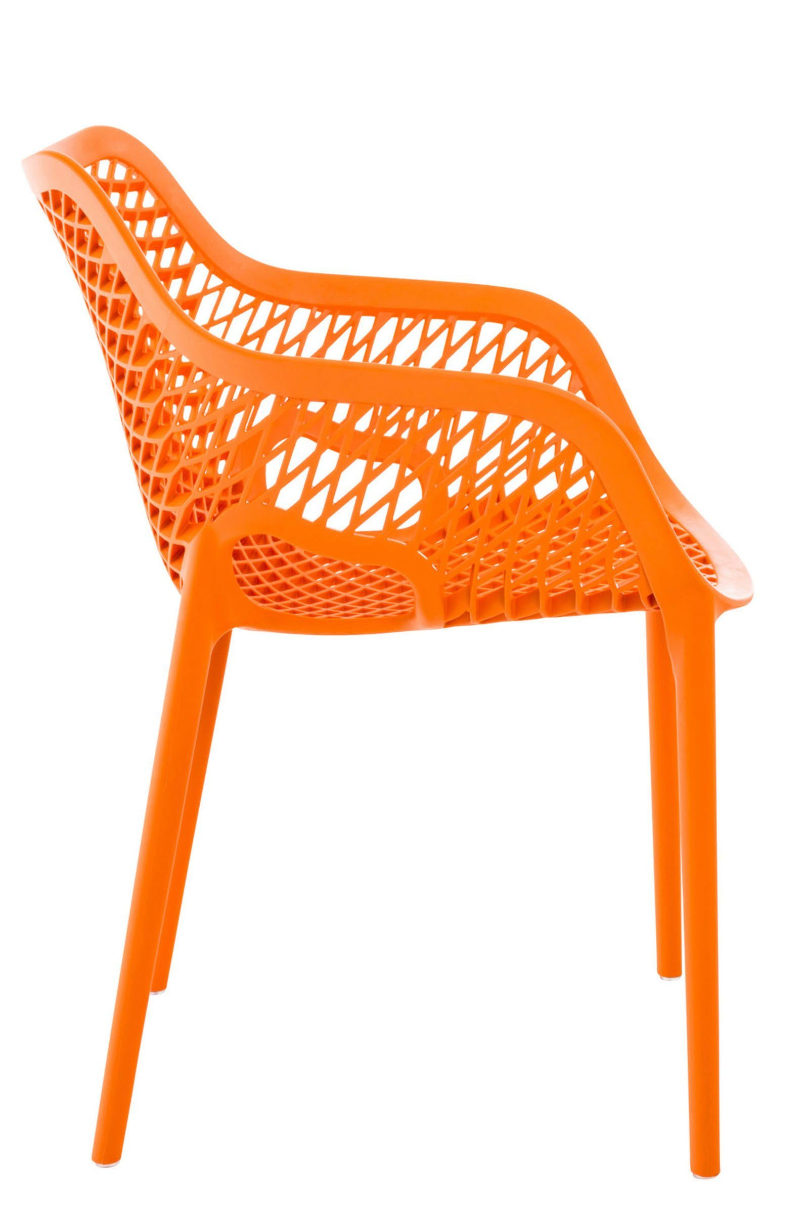CLP Gartenstuhl Set), (2er mit Outdoor-Stühle, Wabenmuster orange XL Air
