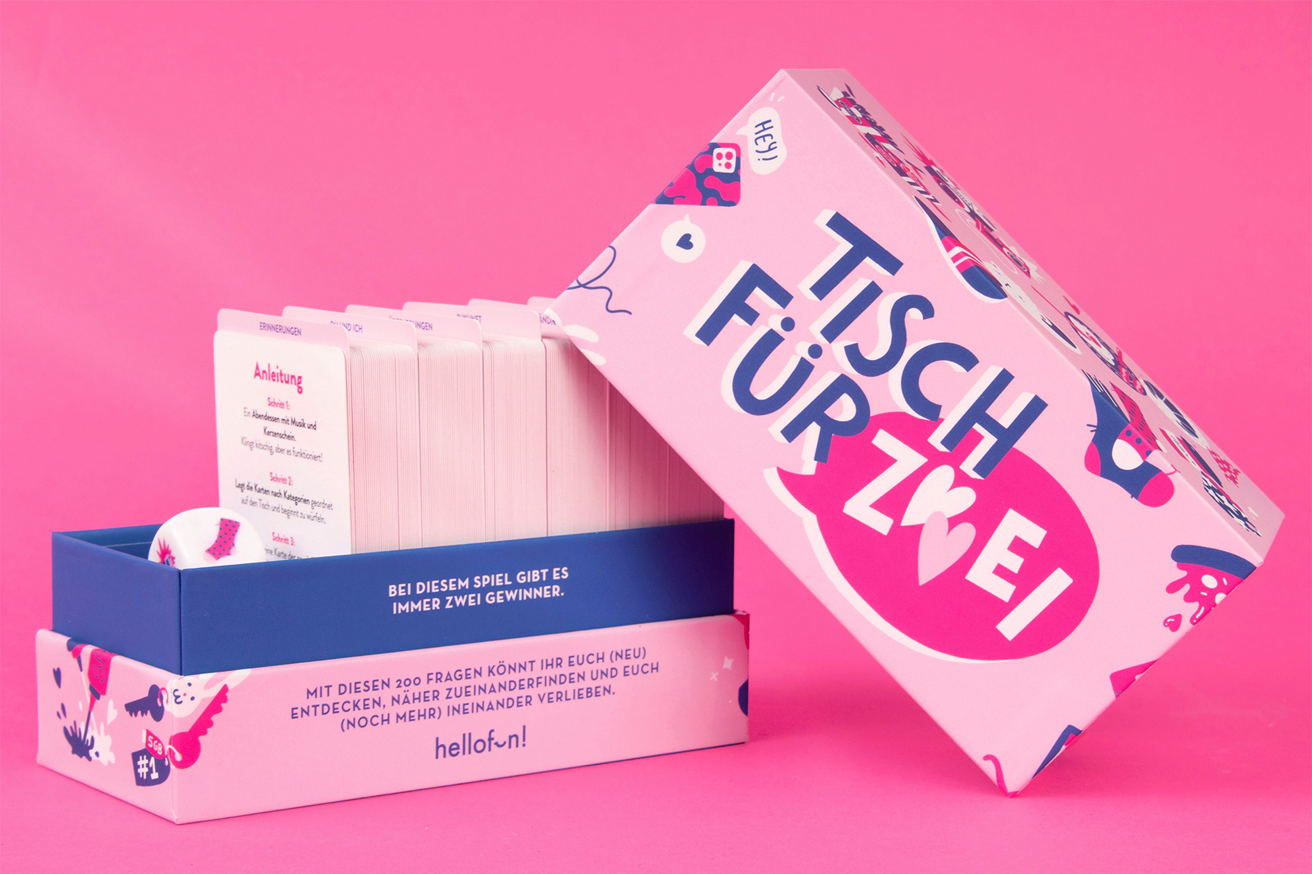 hellofun! Spiel Tisch für Zwei, Spiel für Paare