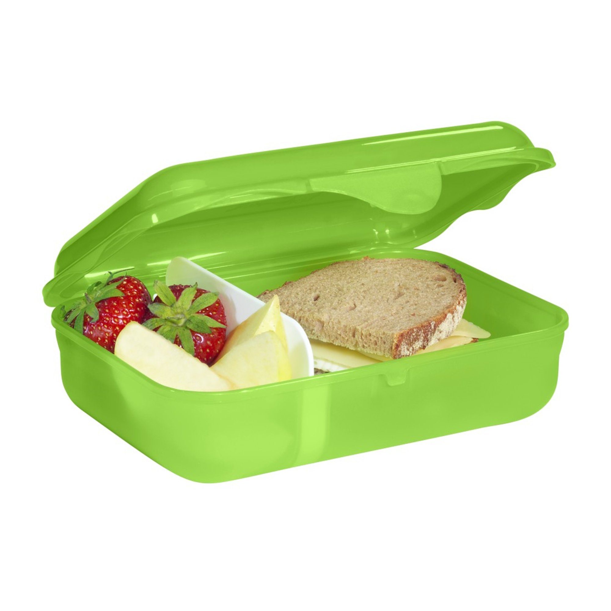 Step by Step Lunchbox mit Klickverschluss, spülmaschinengeeignet, Kunststoff, BPA-frei, (1-tlg) Ninja Kimo, Grün | Lunchboxen