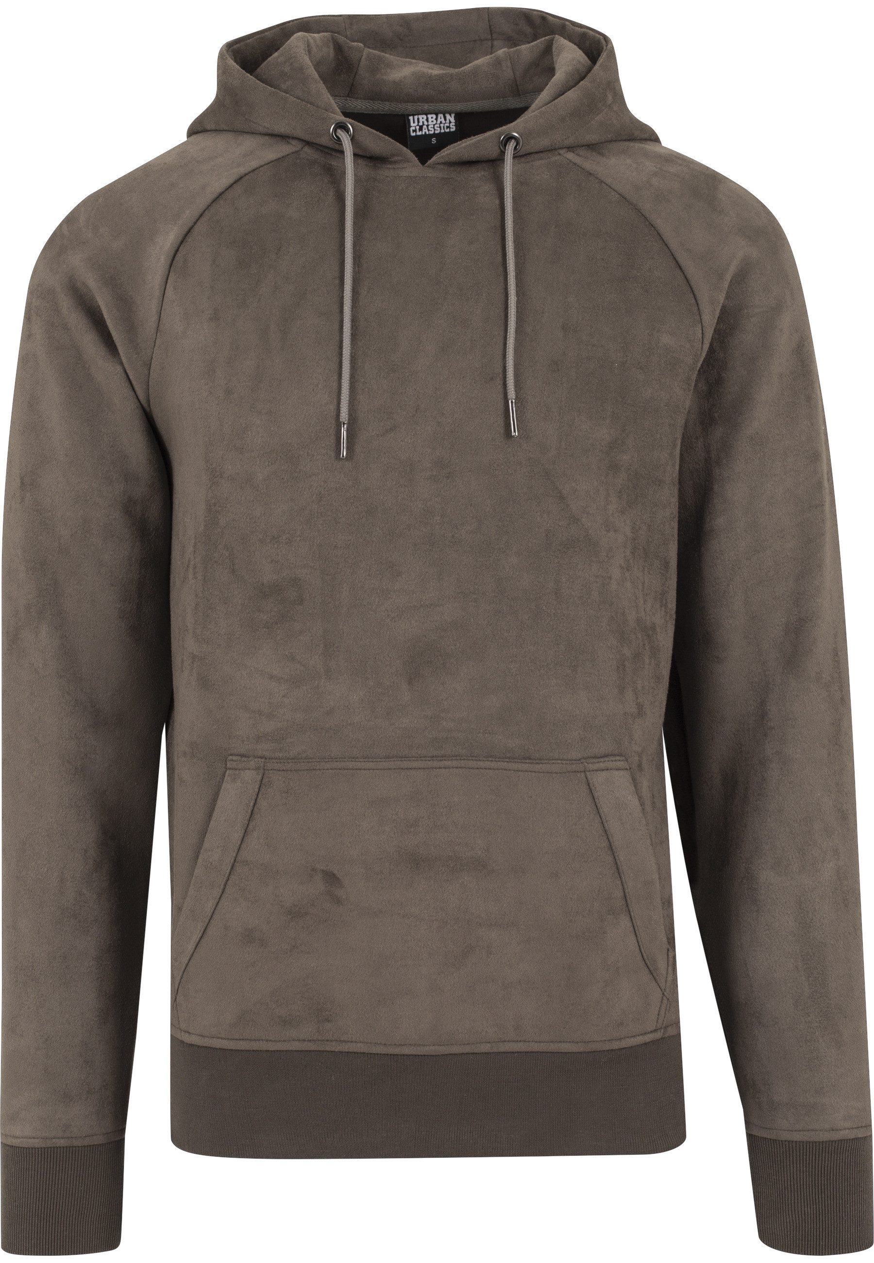 Sweatshirt Urban Classics Herren Imitation Suede Hoody