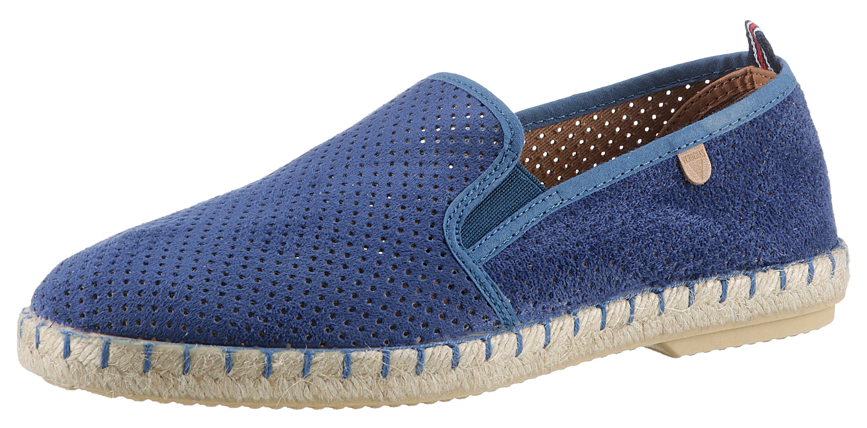 VERBENAS Tom Pacific Espadrille, Loafer, Slipper, Sommerschuh, Strandschuh mit Stretcheinsätze