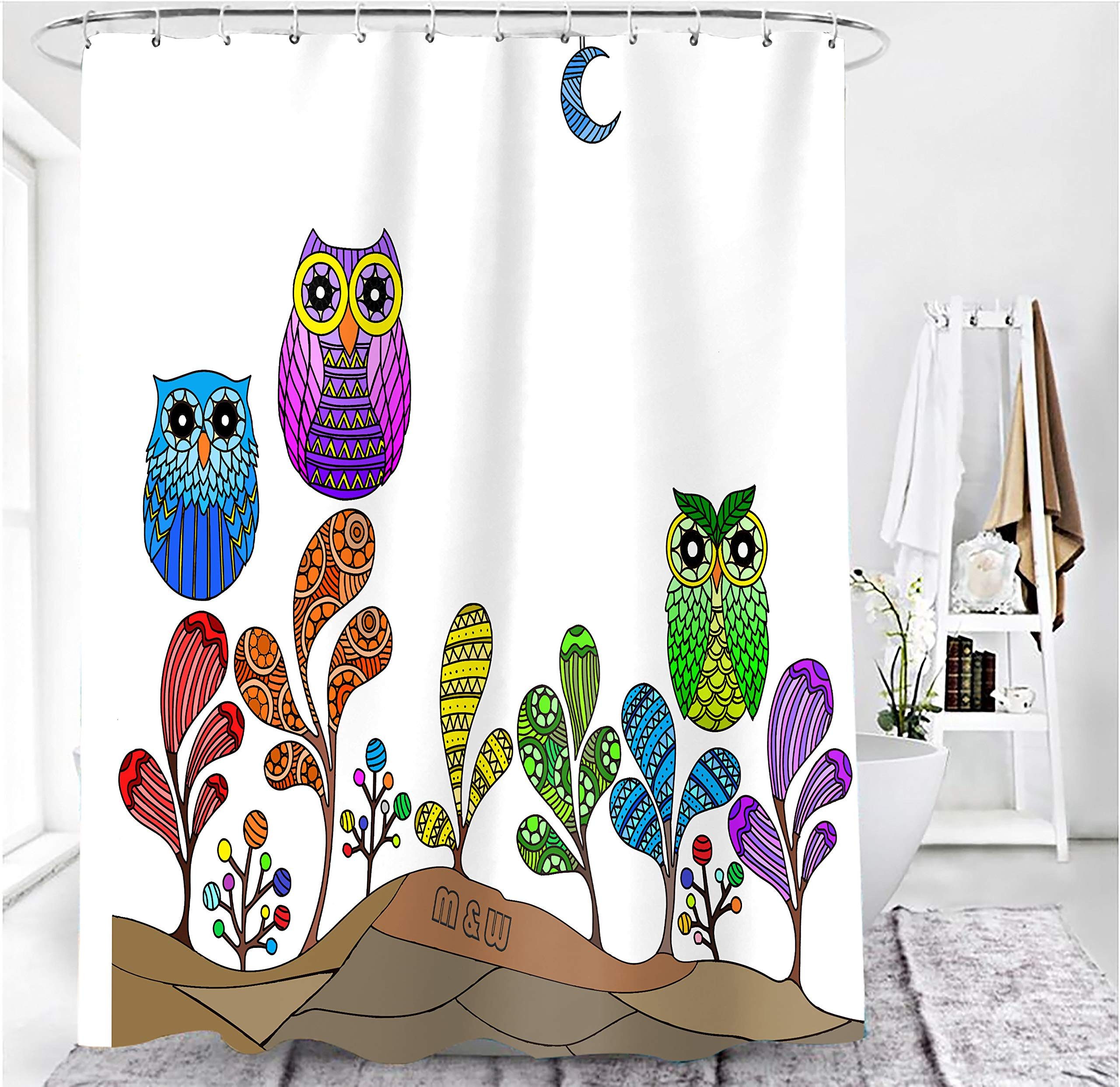 M&W DAS DESIGN Duschvorhang 180x200 Shower curtains Anti schimmel Waschbar günstig online kaufen
