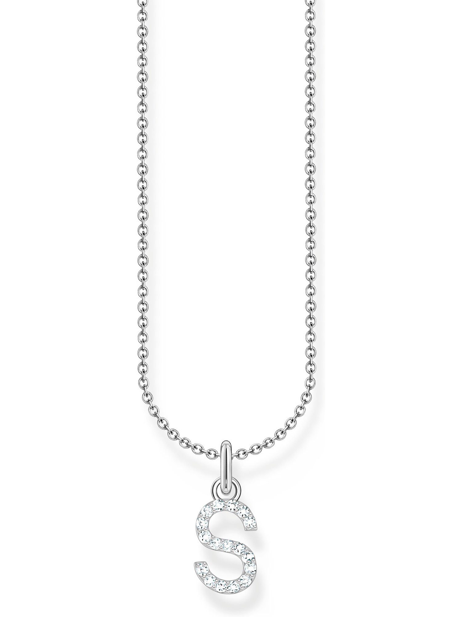 Silberkette Thomas Sabo Damen-Kette 925er Silber Zirkonia S