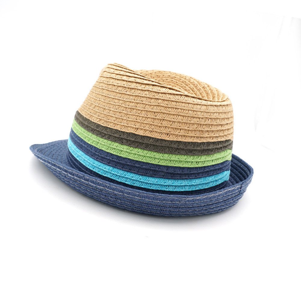 MAXIMO Strohhut MINI BOY-Trilby, Streifen (1-St)