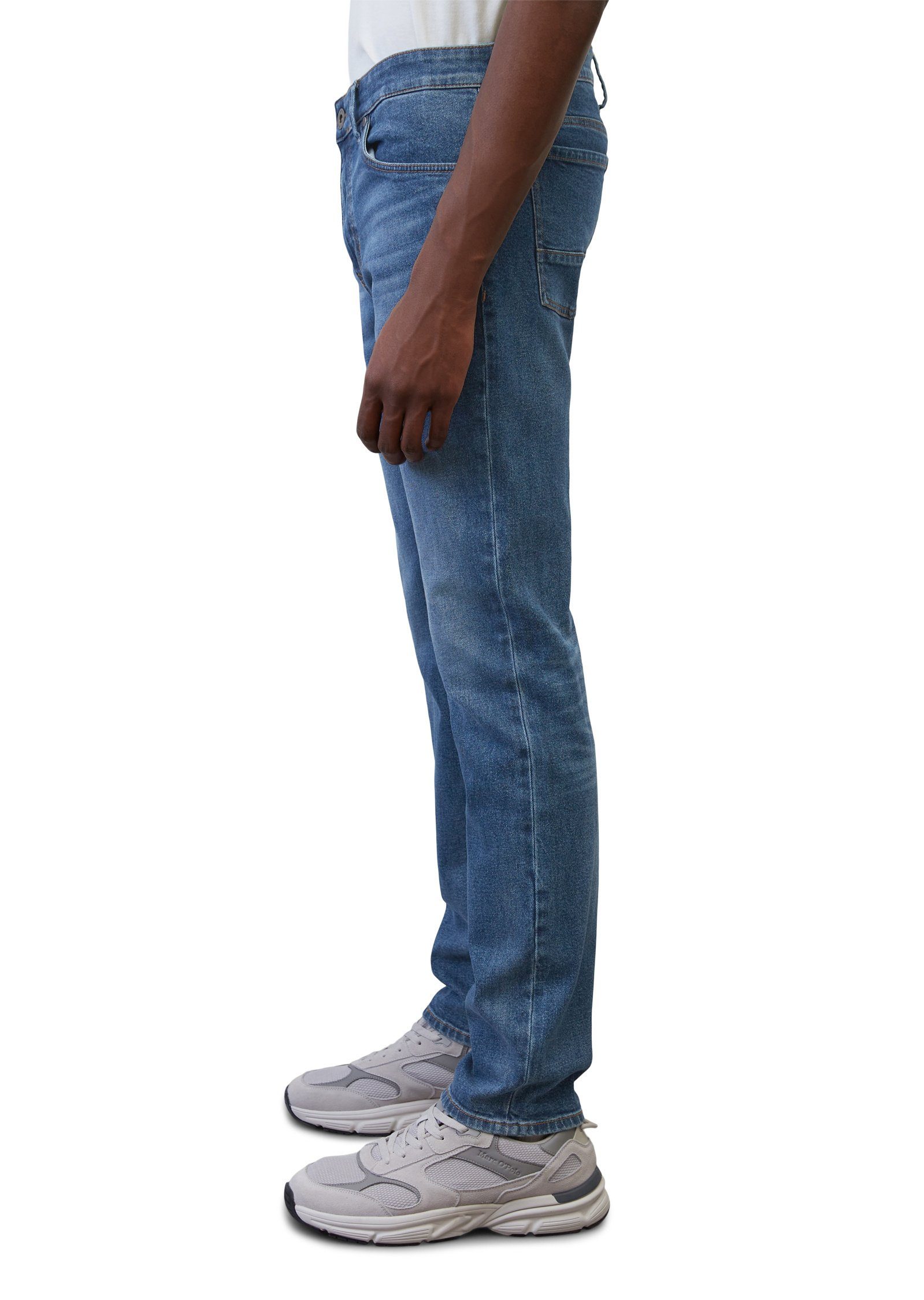 Marc O'Polo 5-Pocket-Jeans aus Bio-Baumwolle-Mix mittelblau