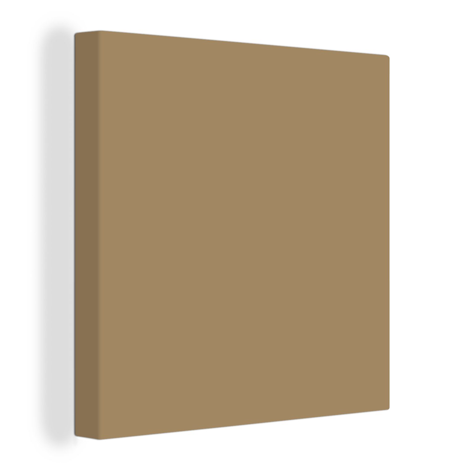OneMillionCanvasses® Leinwandbild Palette - Beige - Innenbereich, (1 St), Leinwand Bilder für Wohnzimmer Schlafzimmer bunt