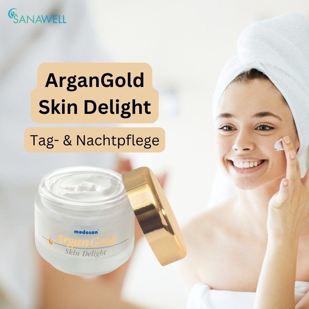 Medosan Tagescreme ArganGold Skin Delight, mit marokkanischem Arganöl
