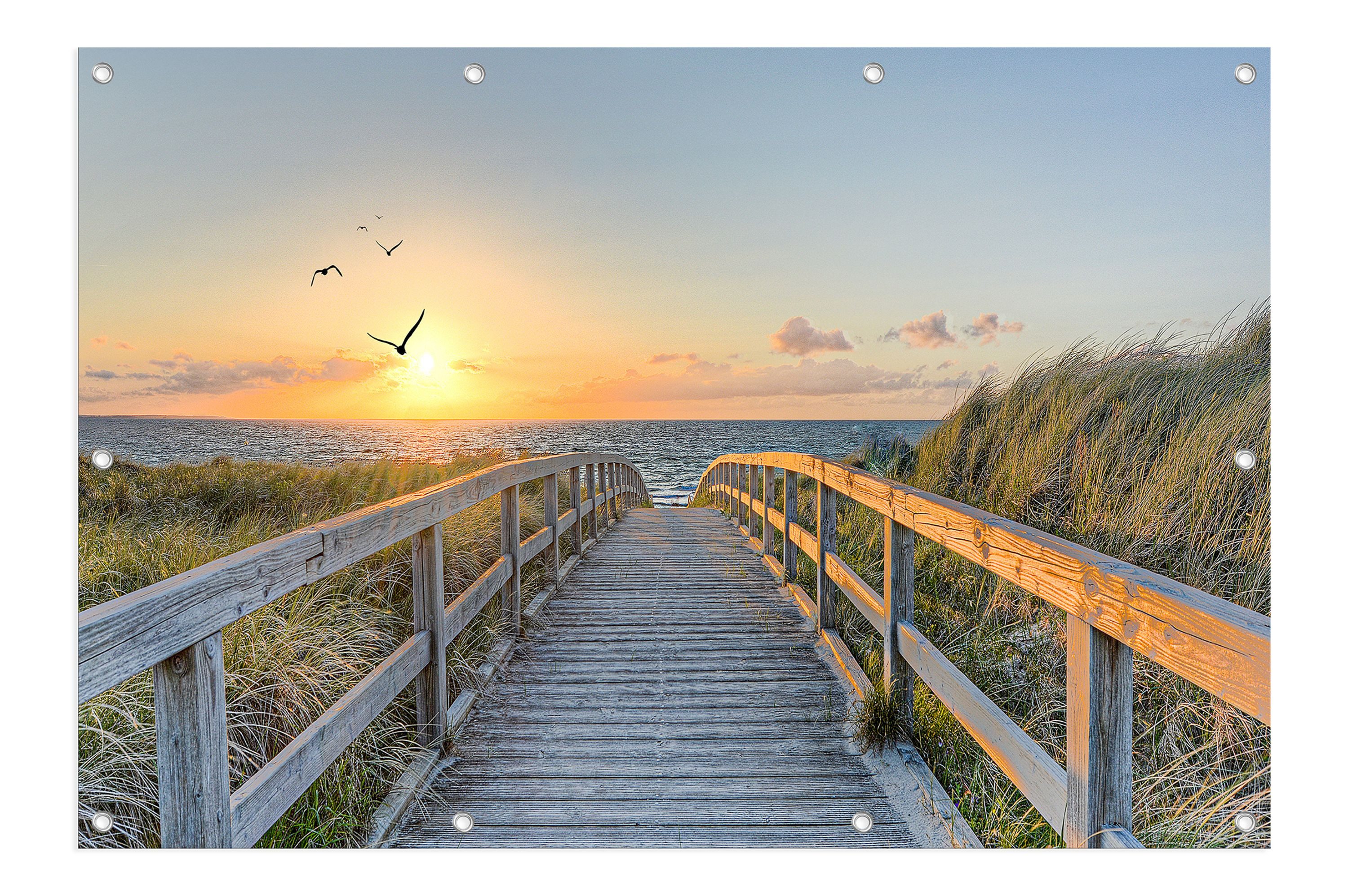 artissimo Poster Garten-Poster XXL 120x80cm Gartendeko Balkon-Deko Outdoor- günstig online kaufen