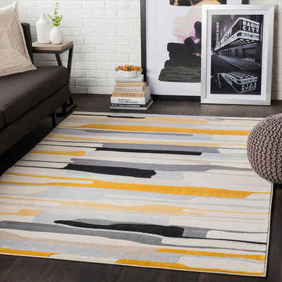 Teppich Modern 2340, Surya, rechteckig, Höhe: 11 mm, Skandi Design, Modern Boho Kurzflor Wohnzimmerteppich, Schlafzimmer