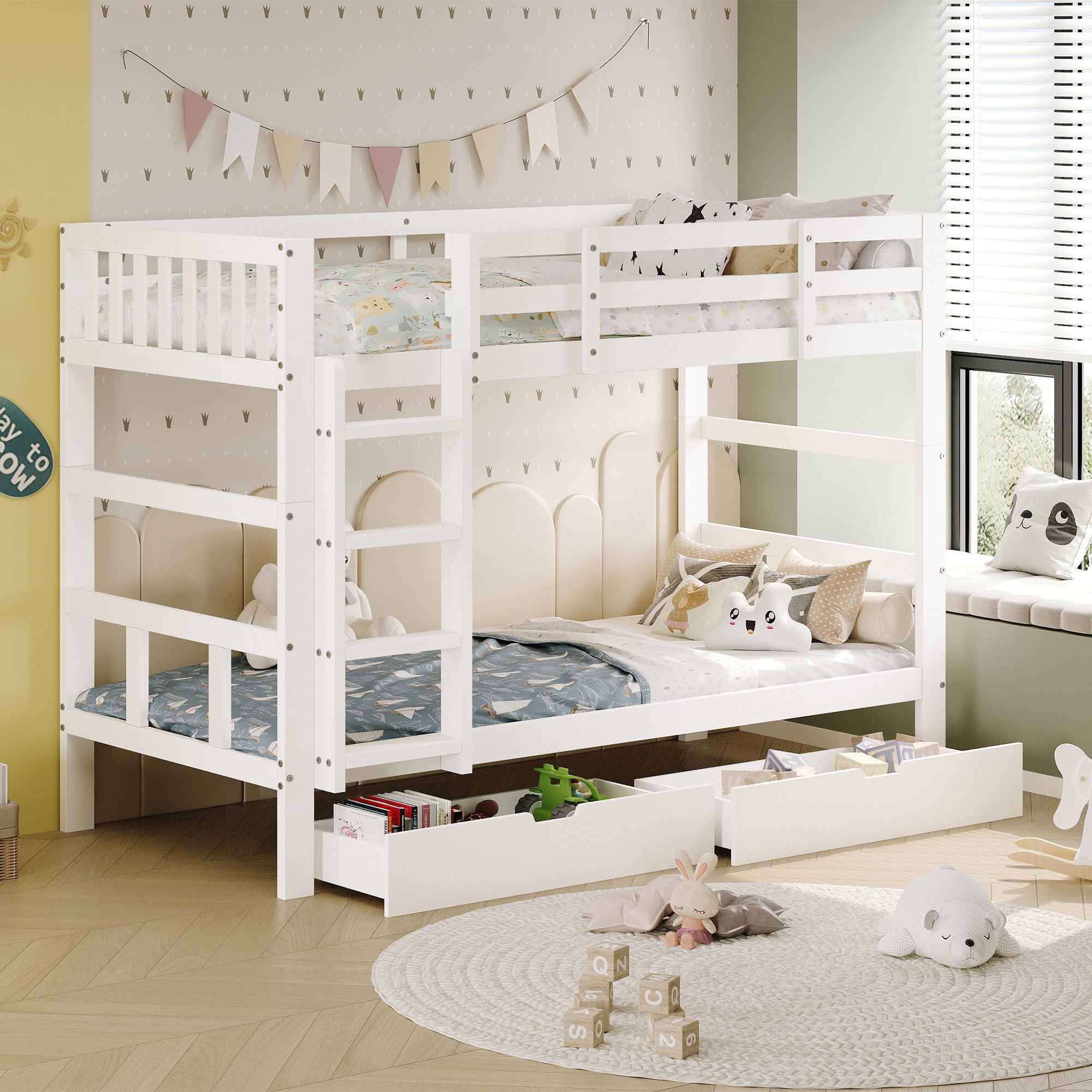 Furnishings Home Etagenbett Kinderbett Hochbett Stauraumbett günstig online kaufen