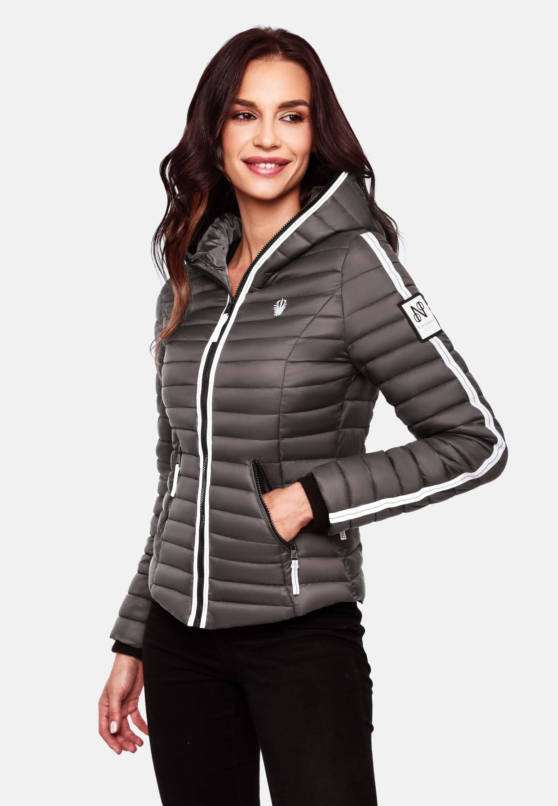 Navahoo Steppjacke Kimuk Prc leichte Übergangsjacke mit Kapuze