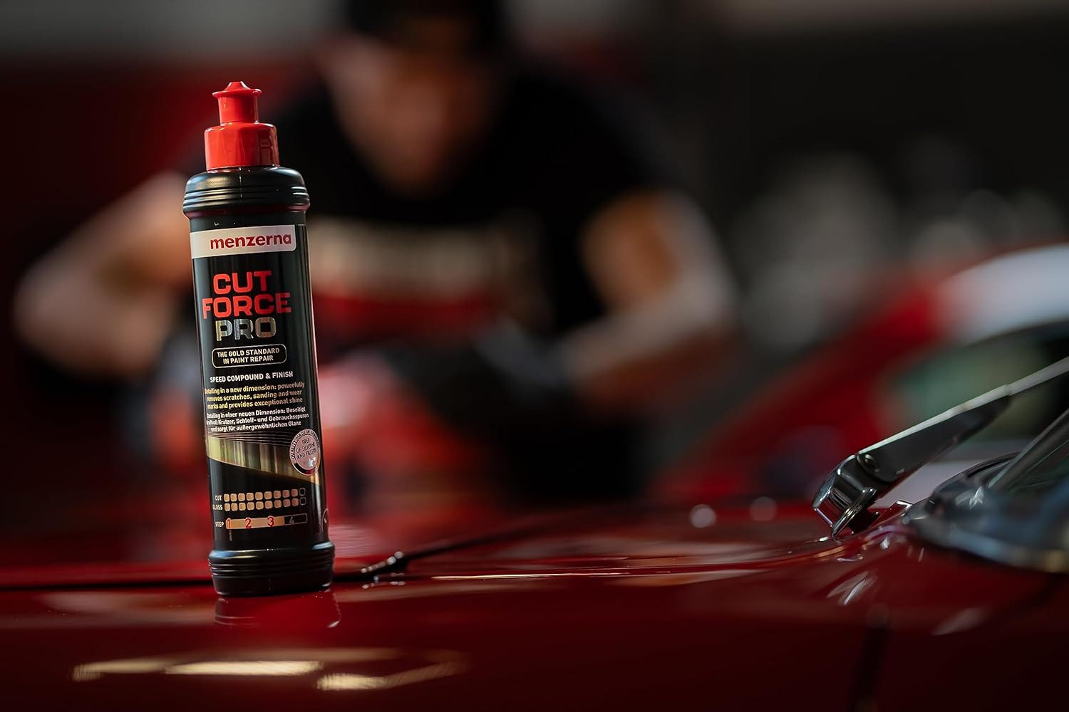 menzerna Cut Force Pro Auto Politur 250ml 3in1 All in One Autopolitur Autopolitur, Profi One Step Polierpaste - Schleifpaste für alle Lackarten – Bild 4 von 5