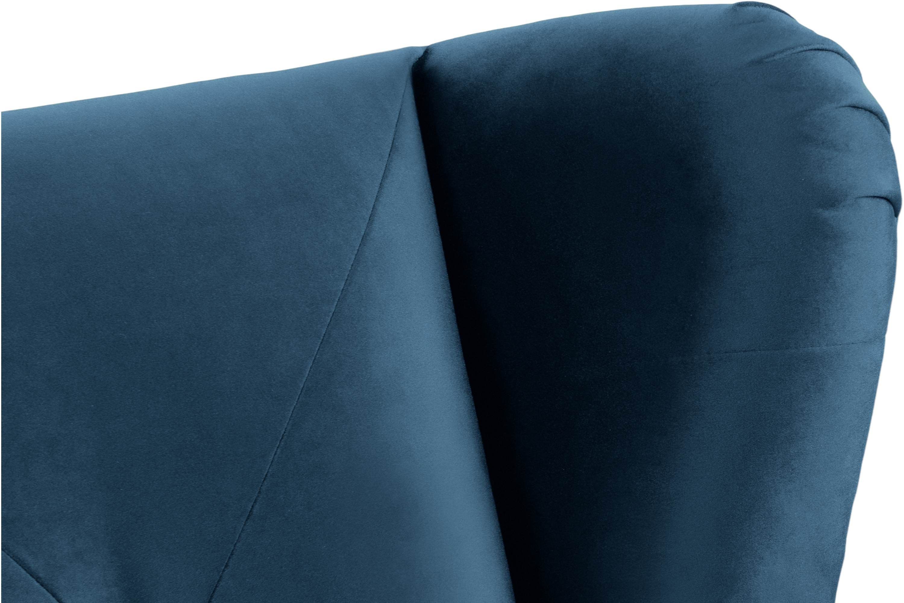 Oberstoff, bequemer Sitz Konsimo im wasserabweisender Sitzer, marineblau MIRO Sofa 2 Sofa Schaumstoff | marineblau