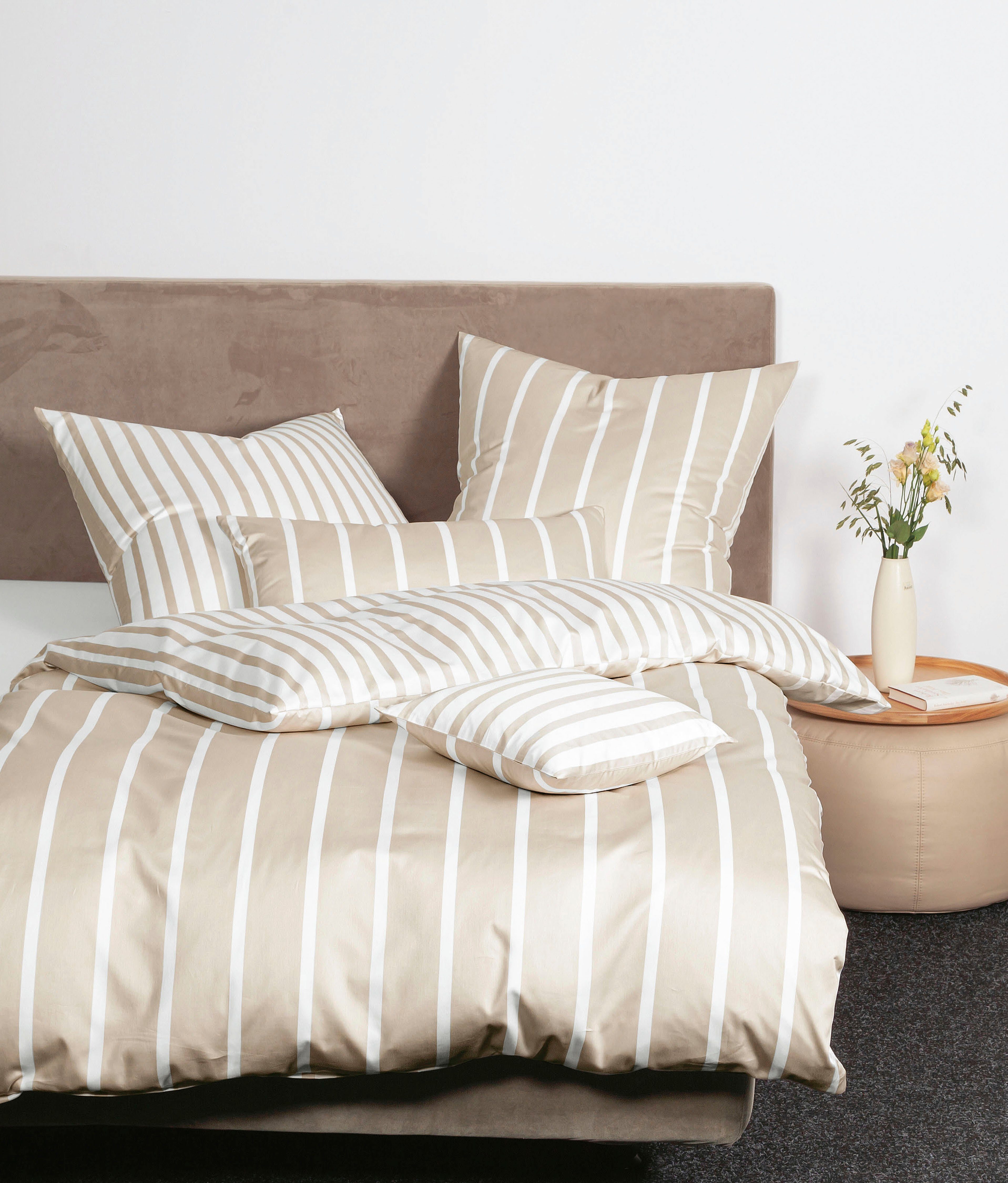 Janine Kissenbezug Mako-Satin Kissenhülle 40 x günstig online kaufen