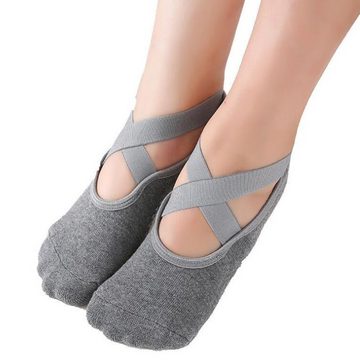 GelldG Socken Yoga Socken rutschfeste für Damen für Pilates, Ballett, Tanz