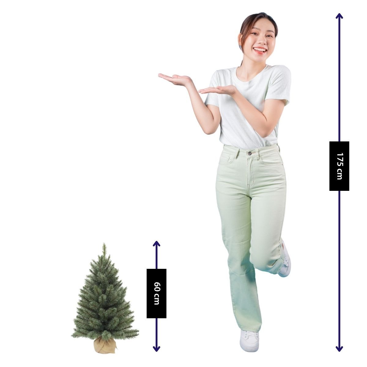 Triumph Tree Künstlicher Weihnachtsbaum Triumph Tree Forest Frosted Künstlicher Weihnachstbaum H60cm